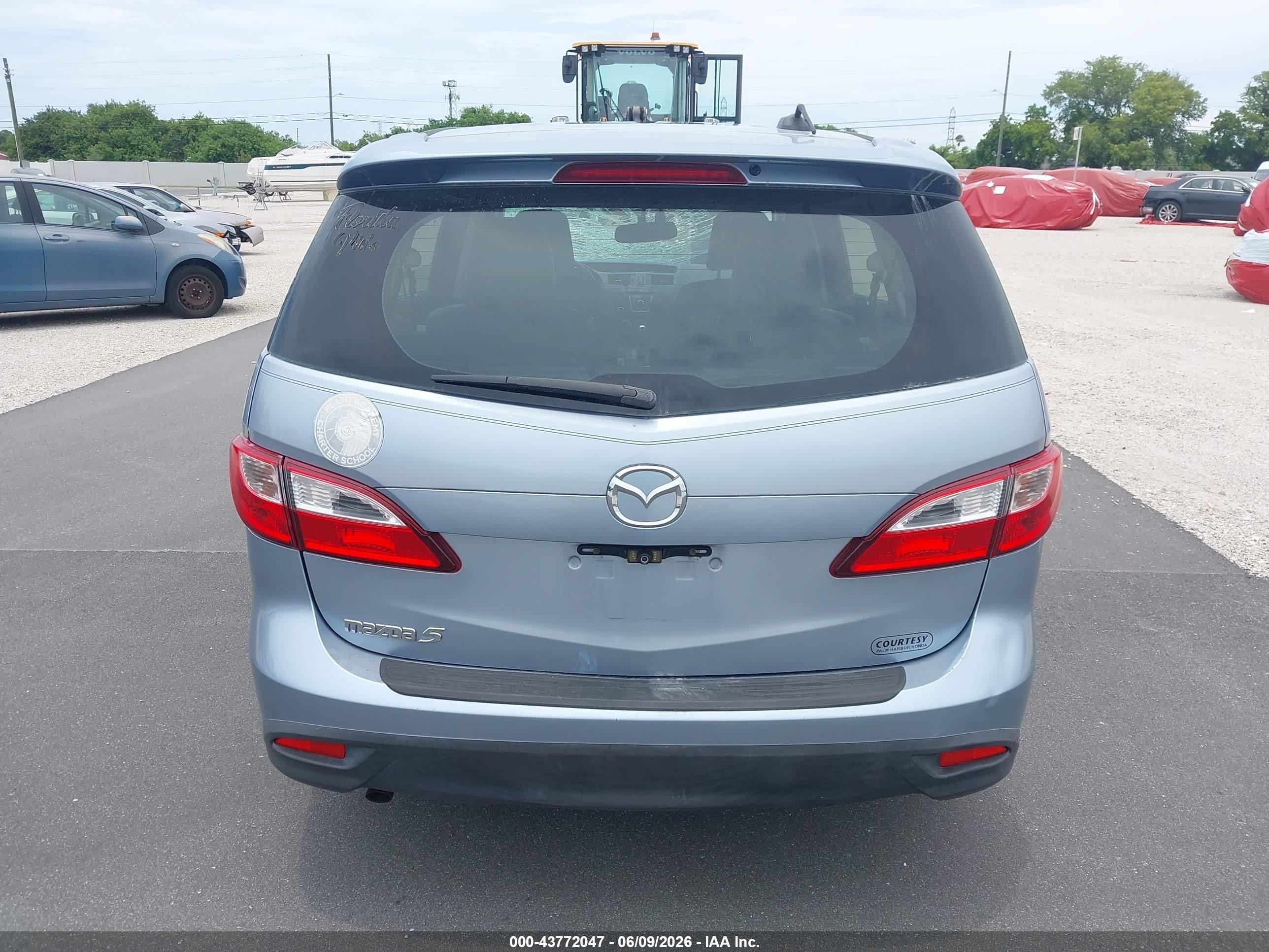 2012 Mazda Mazda5 Grand Touring Серебряный vin: JM1CW2DLXC0111865