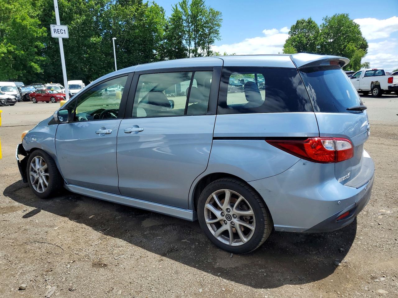 2013 Mazda 5 Blue vin: JM1CW2DLXD0148173