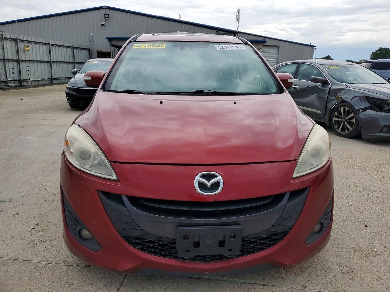 2015 Mazda 5 Grand Touring Red vin: JM1CW2DLXF0180334