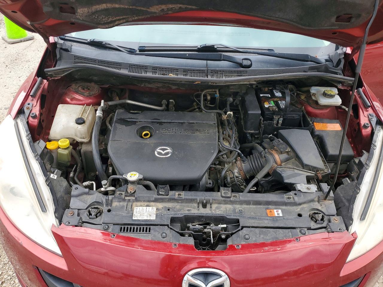 2015 Mazda 5 Grand Touring Red vin: JM1CW2DLXF0180334