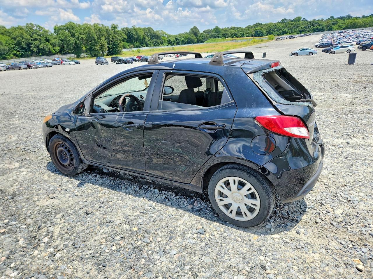 2011 Mazda Mazda2 Black vin: JM1DE1HY2B0110232