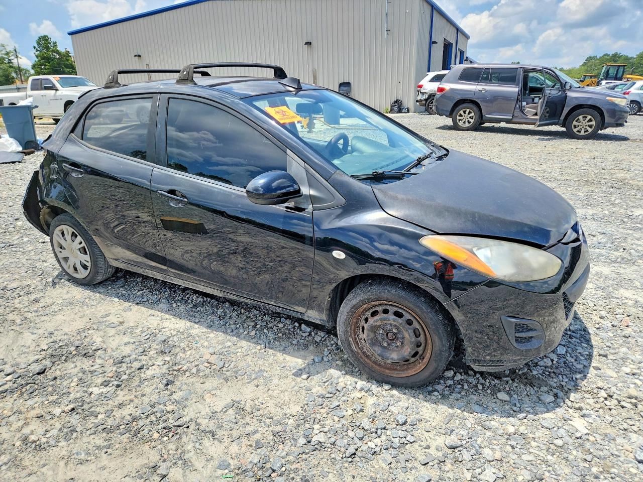 2011 Mazda Mazda2 Black vin: JM1DE1HY2B0110232