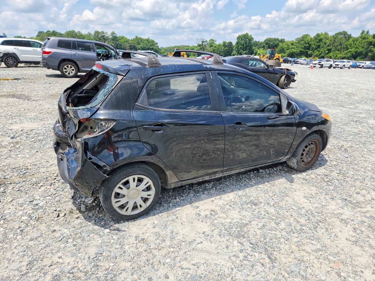 2011 Mazda Mazda2 Black vin: JM1DE1HY2B0110232