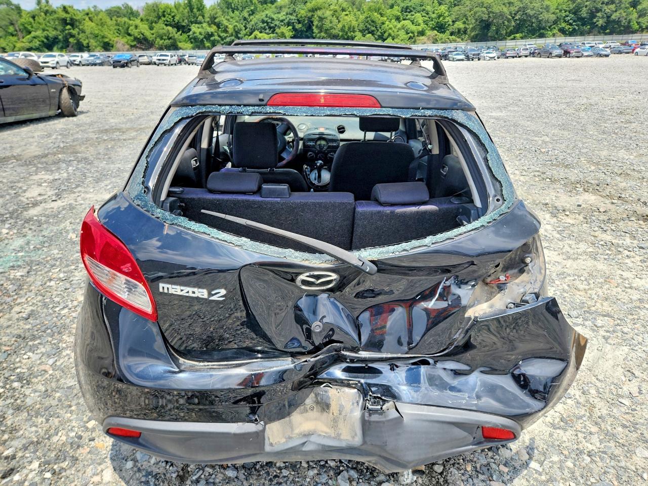 2011 Mazda Mazda2 Black vin: JM1DE1HY2B0110232