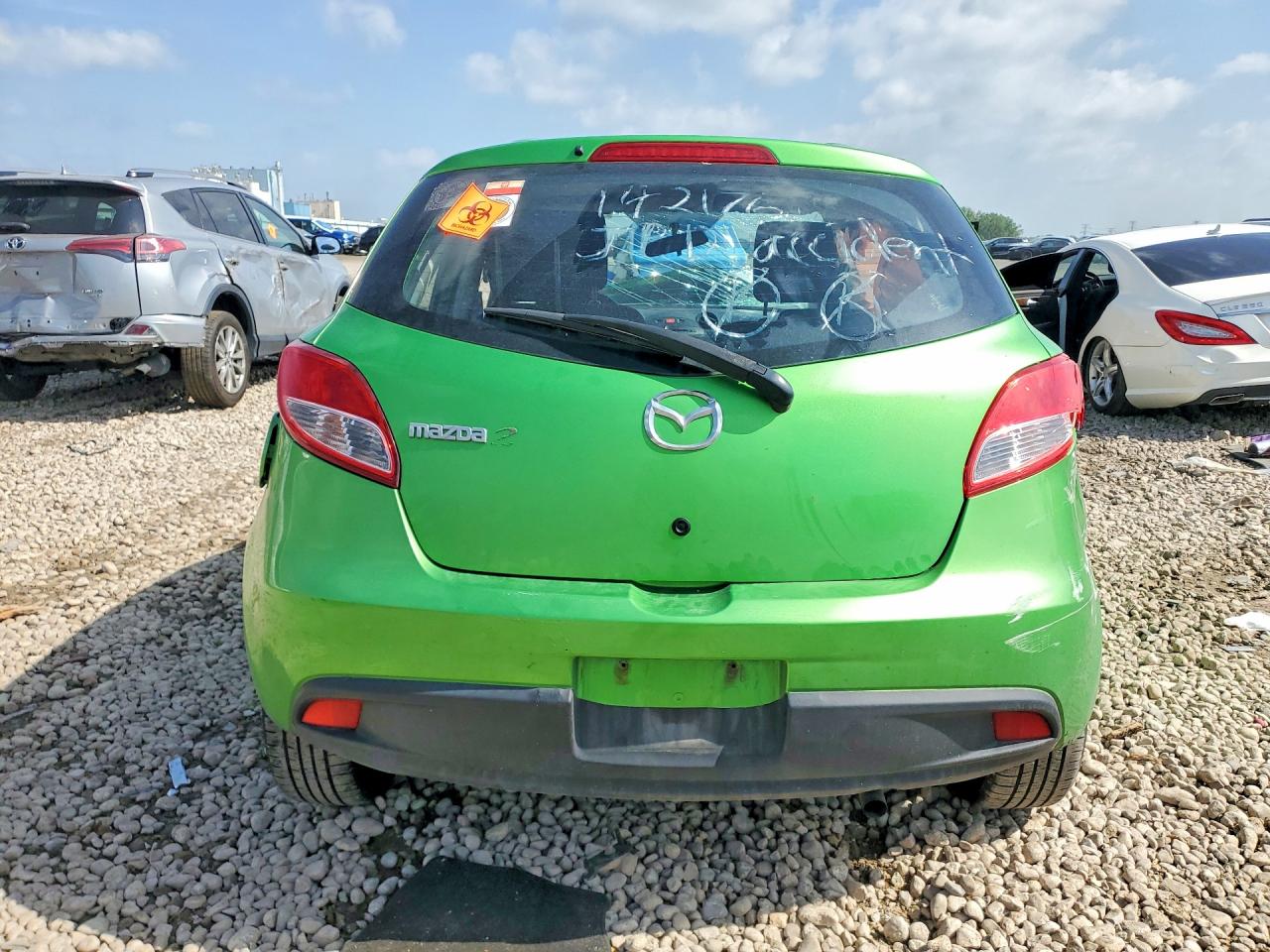 2011 Mazda Mazda2 Green vin: JM1DE1HY3B0116153