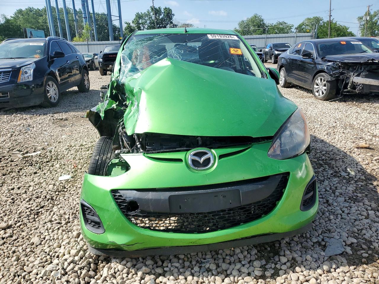 2011 Mazda Mazda2 Green vin: JM1DE1HY3B0116153