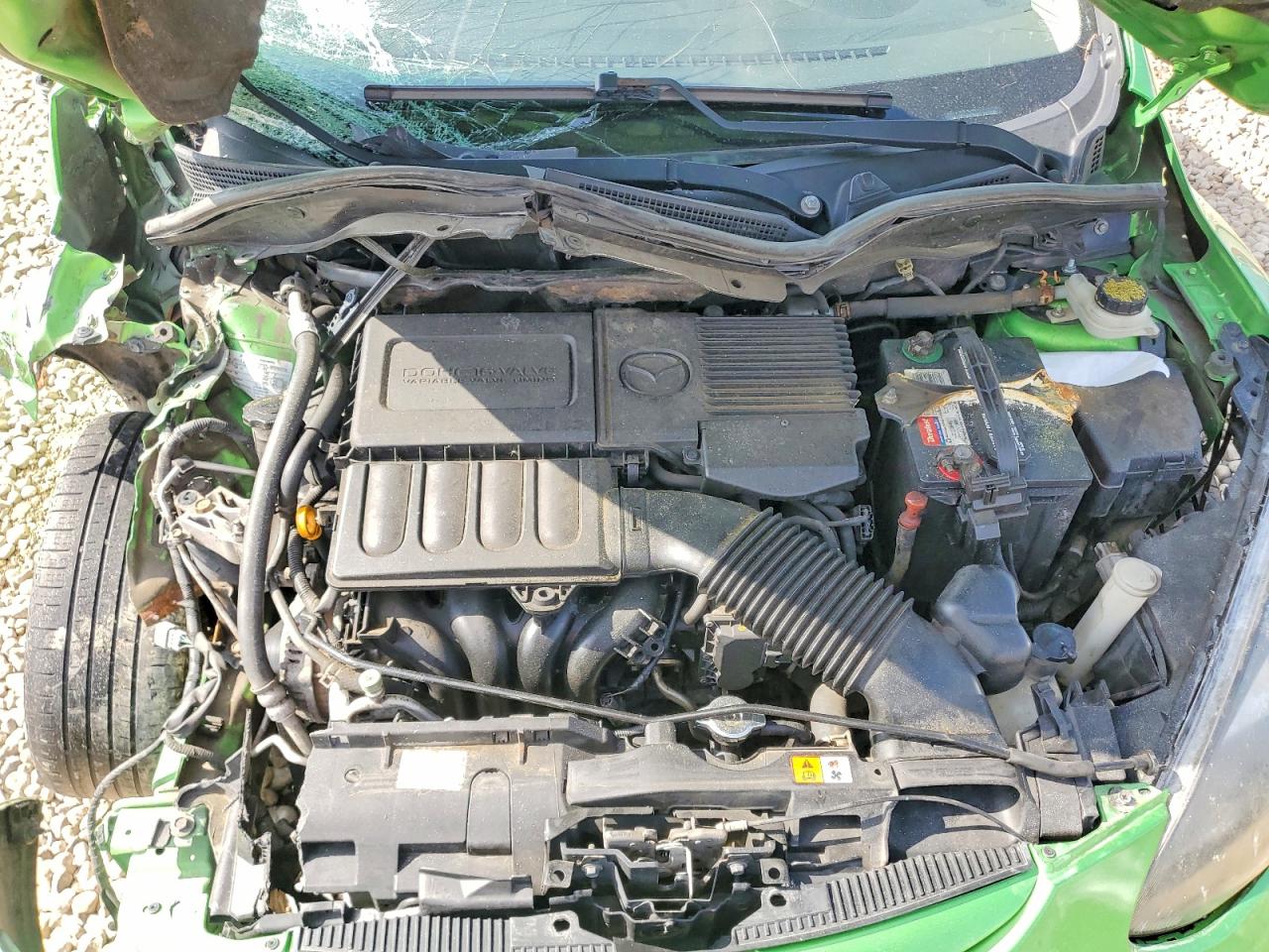 2011 Mazda Mazda2 Green vin: JM1DE1HY3B0116153