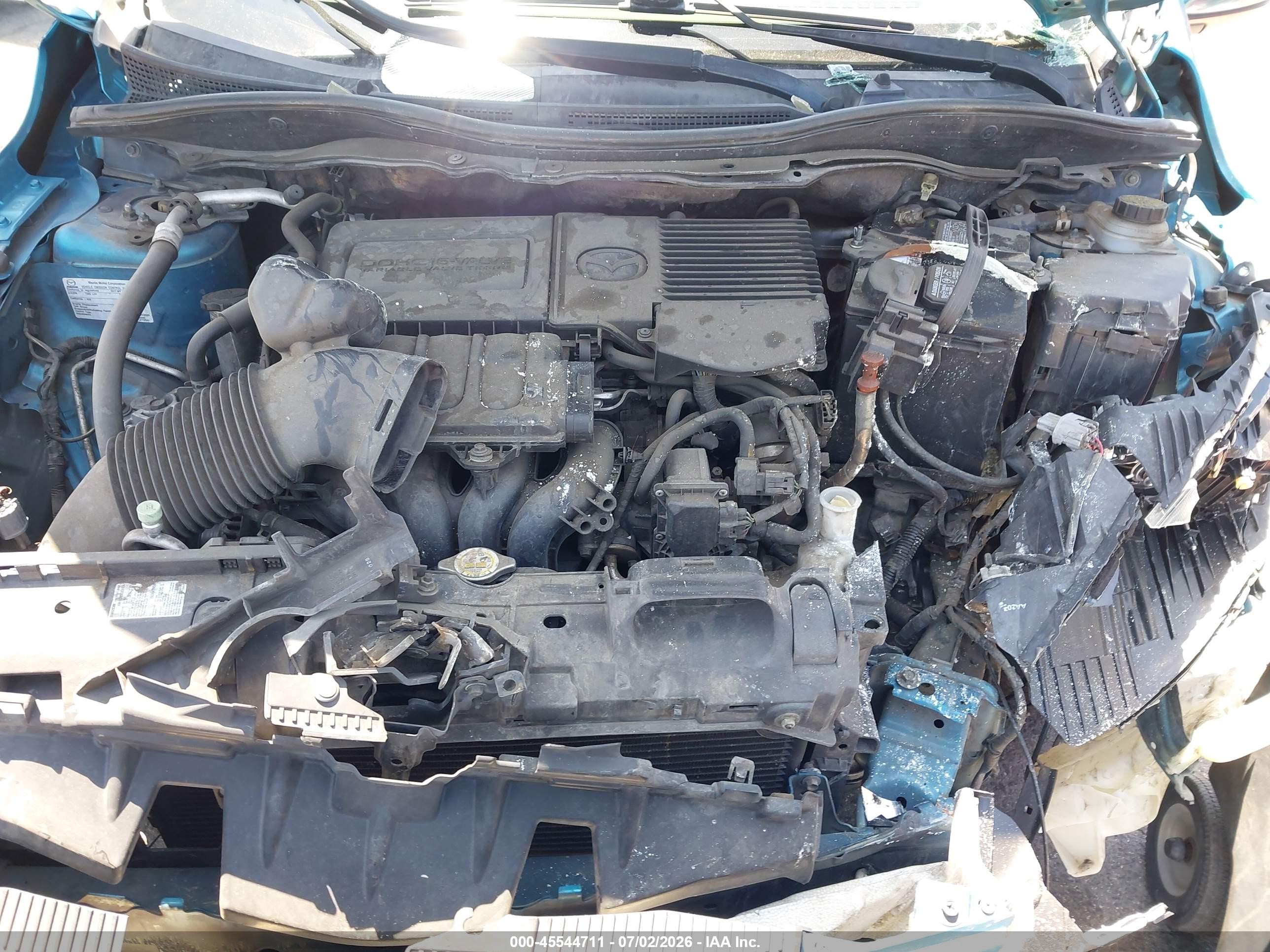 2011 Mazda Mazda2 Sport Blue vin: JM1DE1HY7B0124272