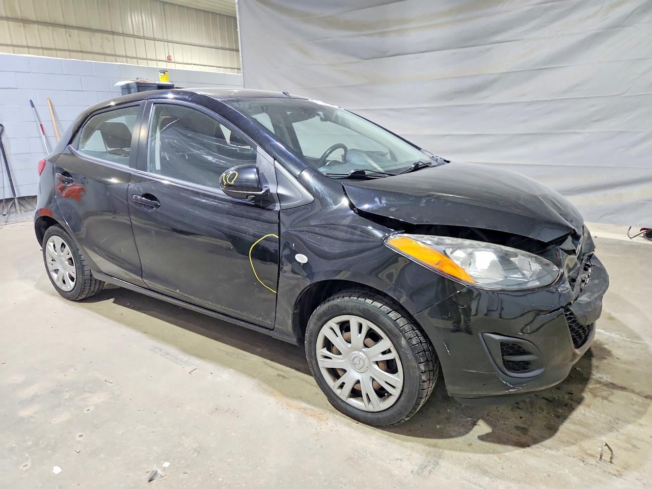 2011 Mazda Mazda2 Black vin: JM1DE1HZ2B0119781