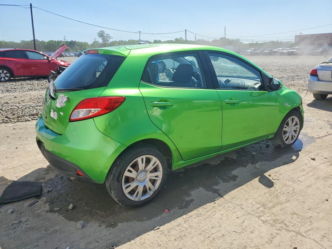 2011 Mazda Mazda2 Green vin: JM1DE1HZ3B0105145
