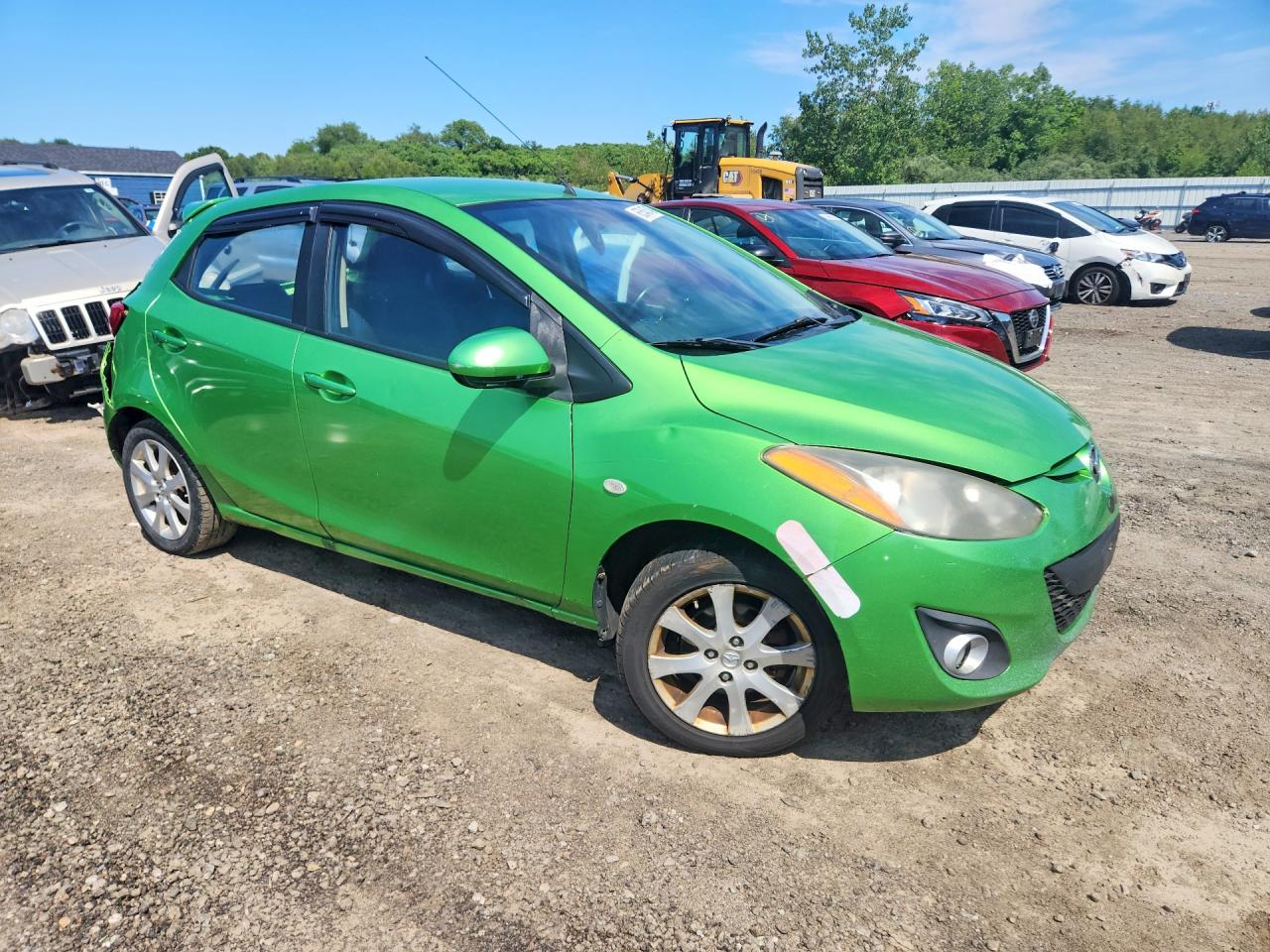 2011 Mazda Mazda2 Green vin: JM1DE1HZ5B0108757