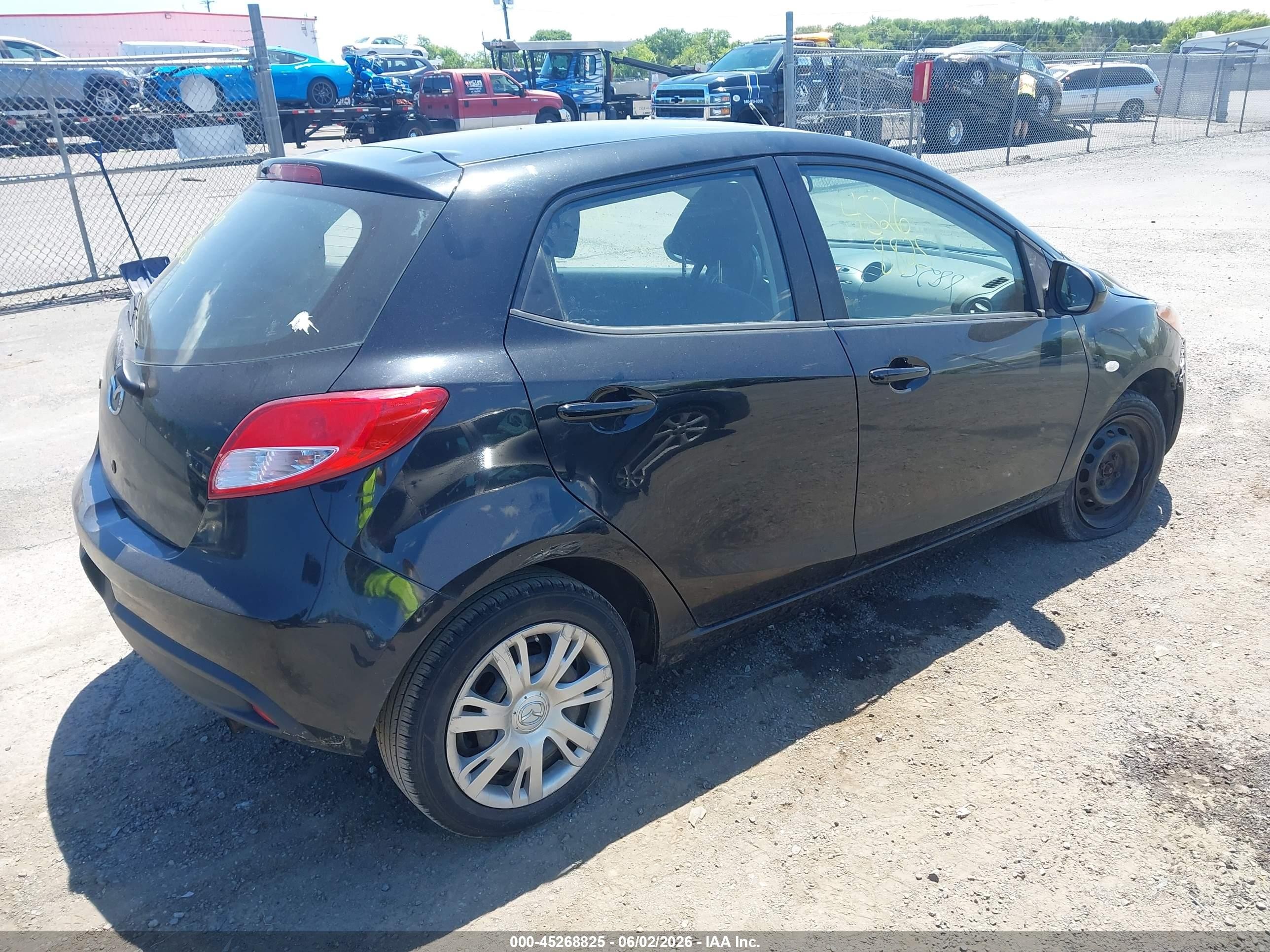 2011 Mazda Mazda2 Sport Black vin: JM1DE1HZ5B0129415