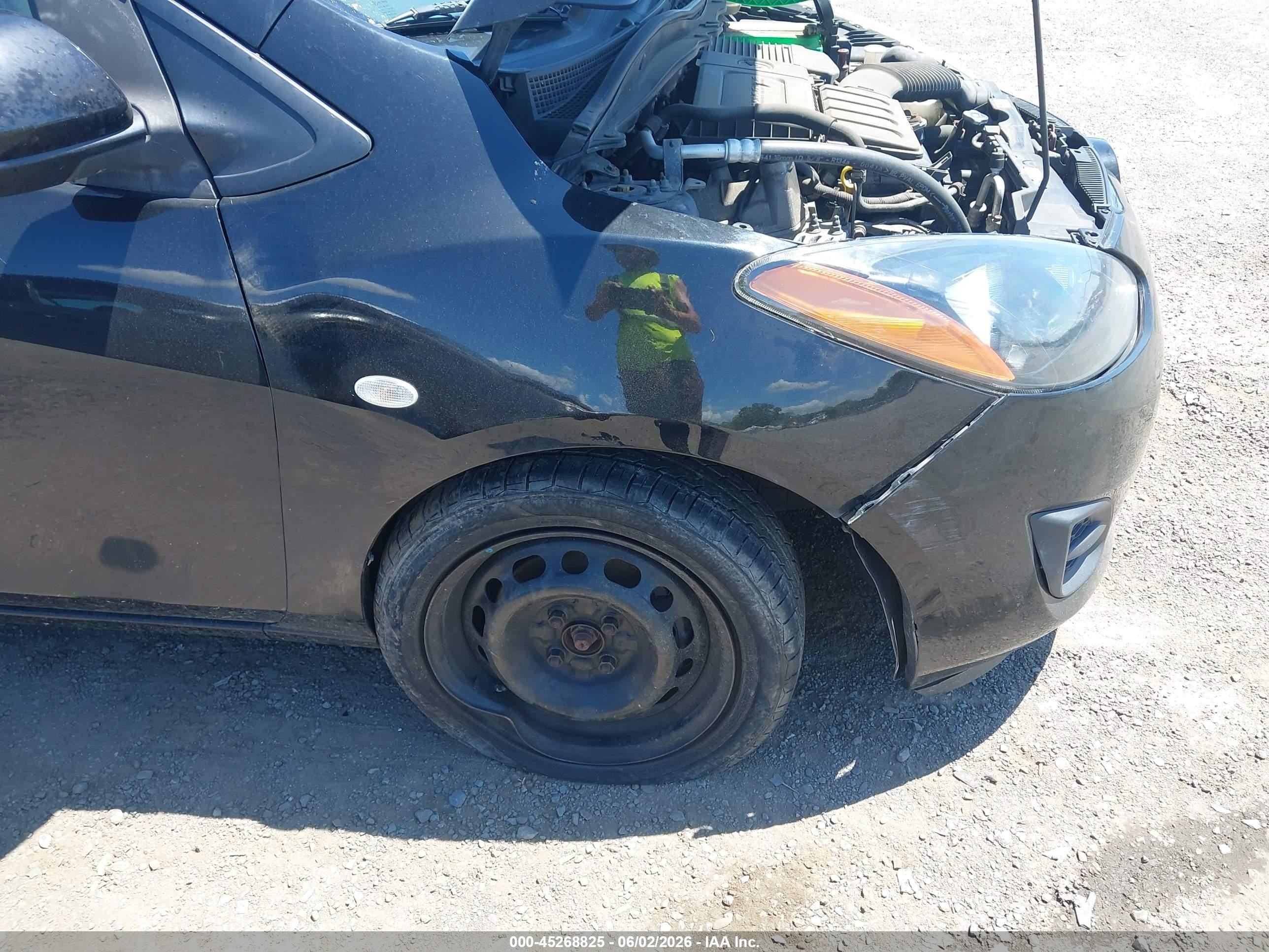 2011 Mazda Mazda2 Sport Black vin: JM1DE1HZ5B0129415