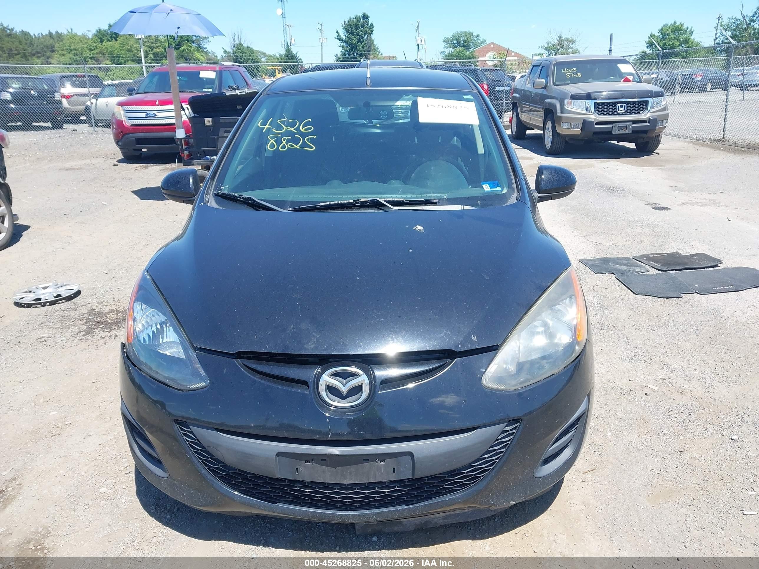 2011 Mazda Mazda2 Sport Black vin: JM1DE1HZ5B0129415