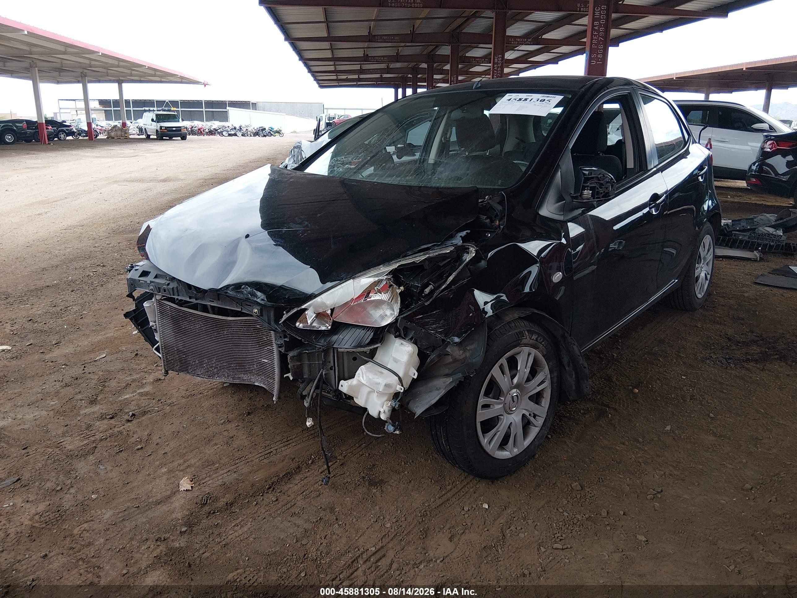 2011 Mazda Mazda2 Sport Black vin: JM1DE1HZ6B0119377