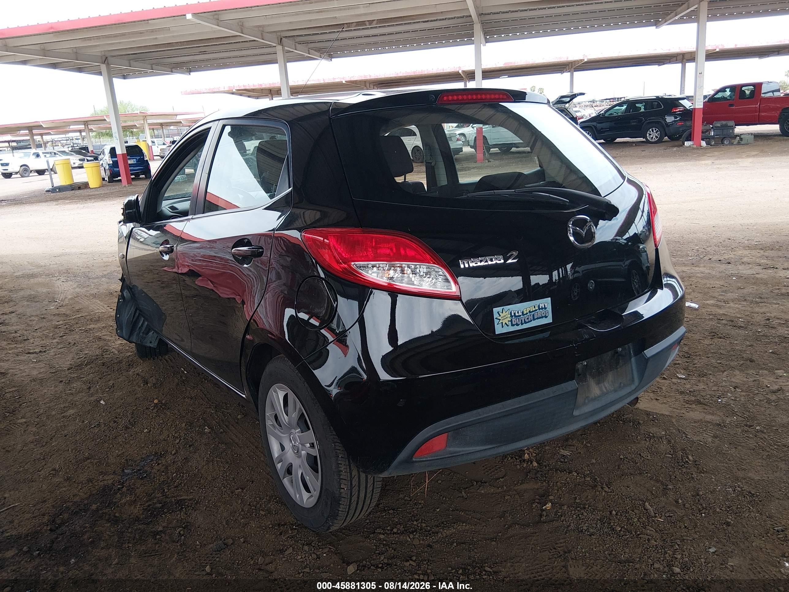 2011 Mazda Mazda2 Sport Black vin: JM1DE1HZ6B0119377