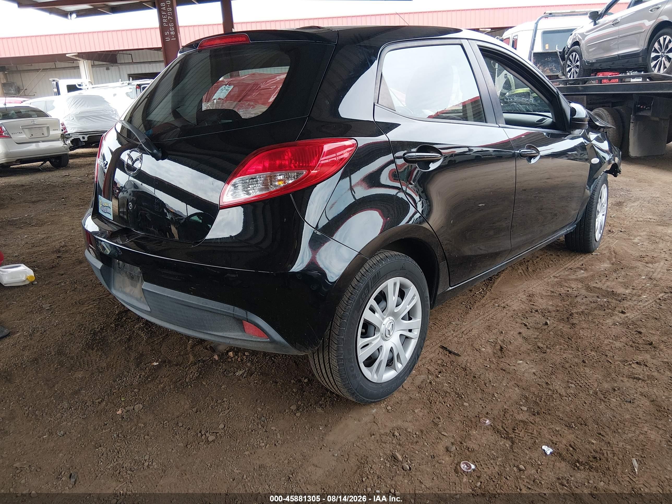 2011 Mazda Mazda2 Sport Black vin: JM1DE1HZ6B0119377