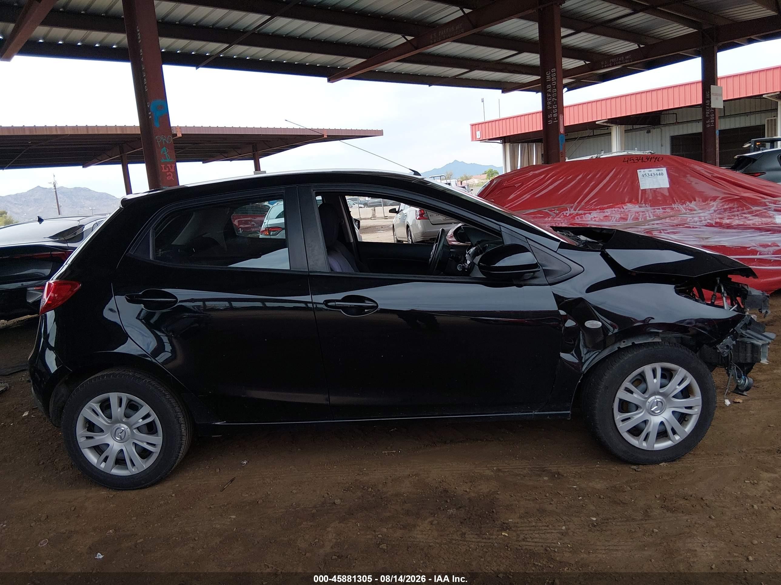 2011 Mazda Mazda2 Sport Black vin: JM1DE1HZ6B0119377