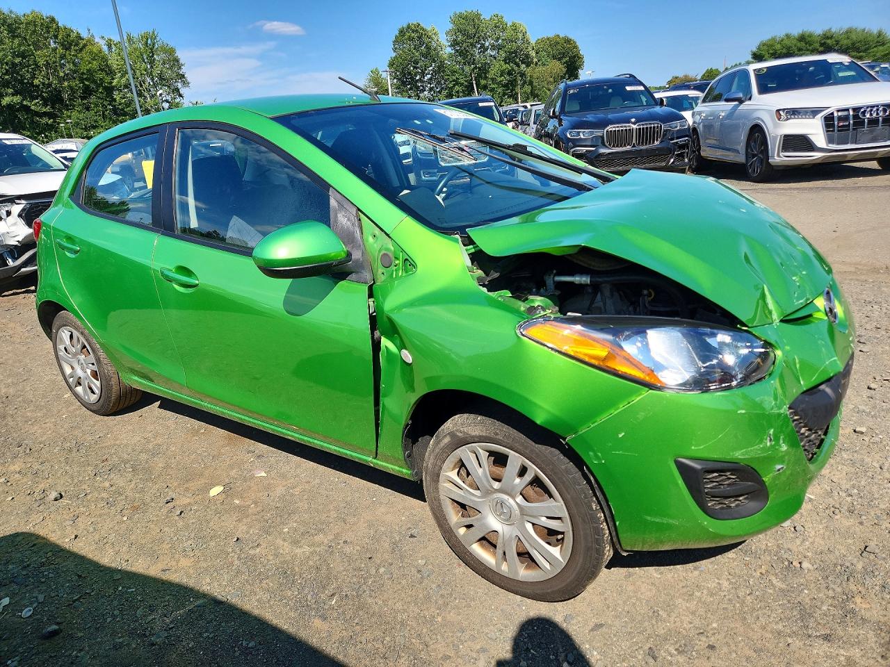 2011 Mazda Mazda2 Green vin: JM1DE1HZ6B0127334