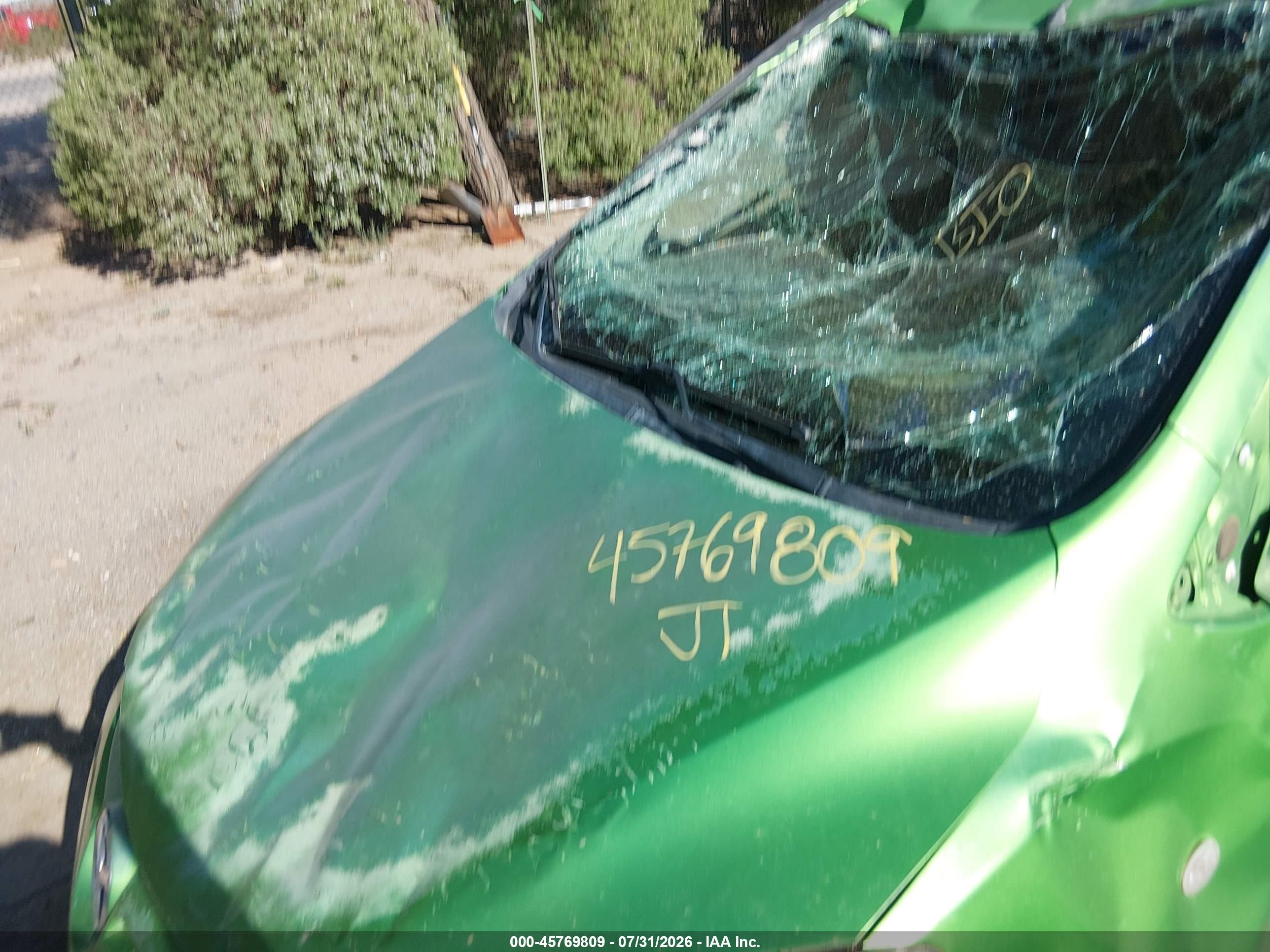 2011 Mazda Mazda2 Touring Green vin: JM1DE1HZ8B0112804