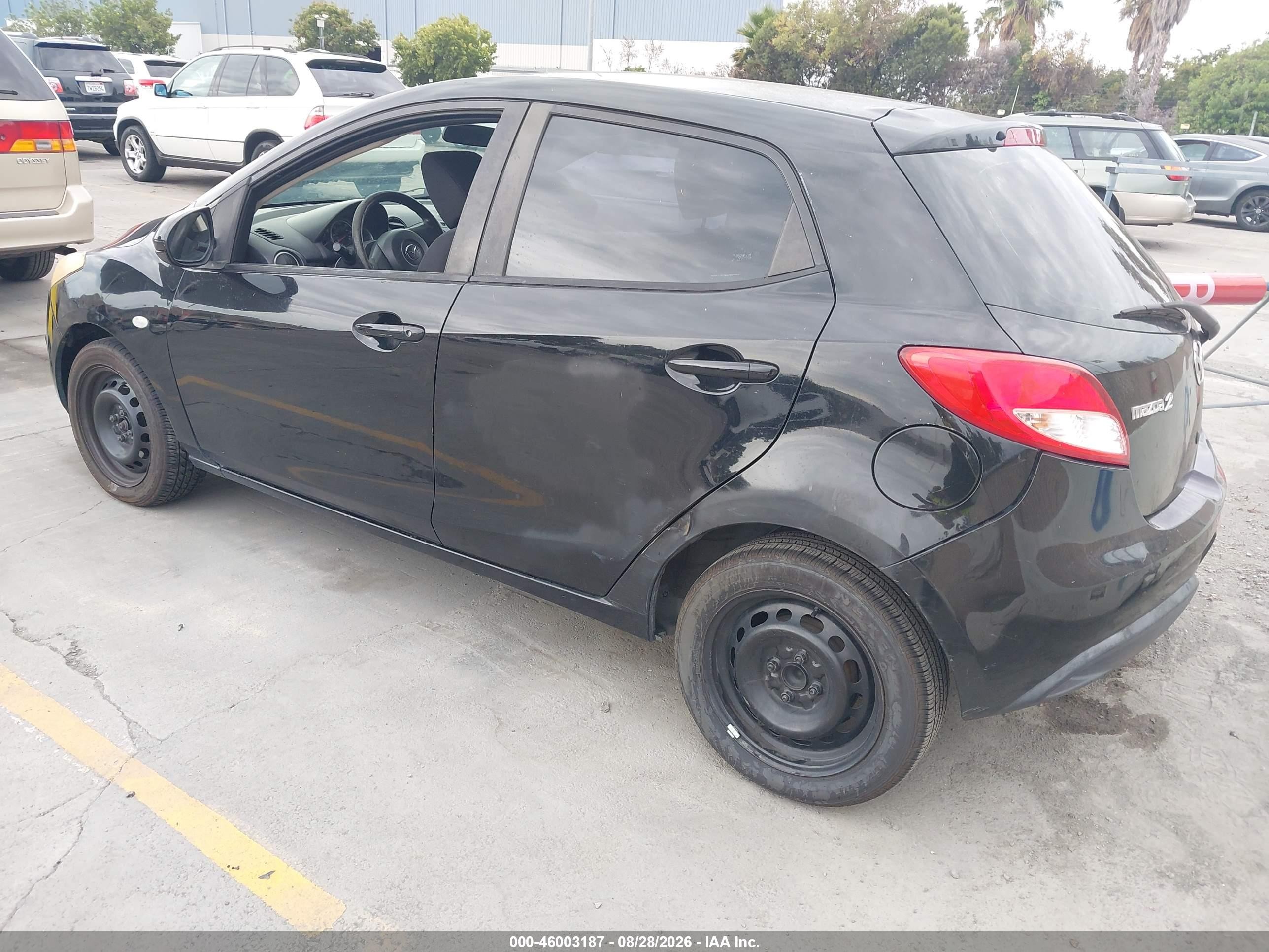 2012 Mazda Mazda2 Sport Black vin: JM1DE1KY0C0136550