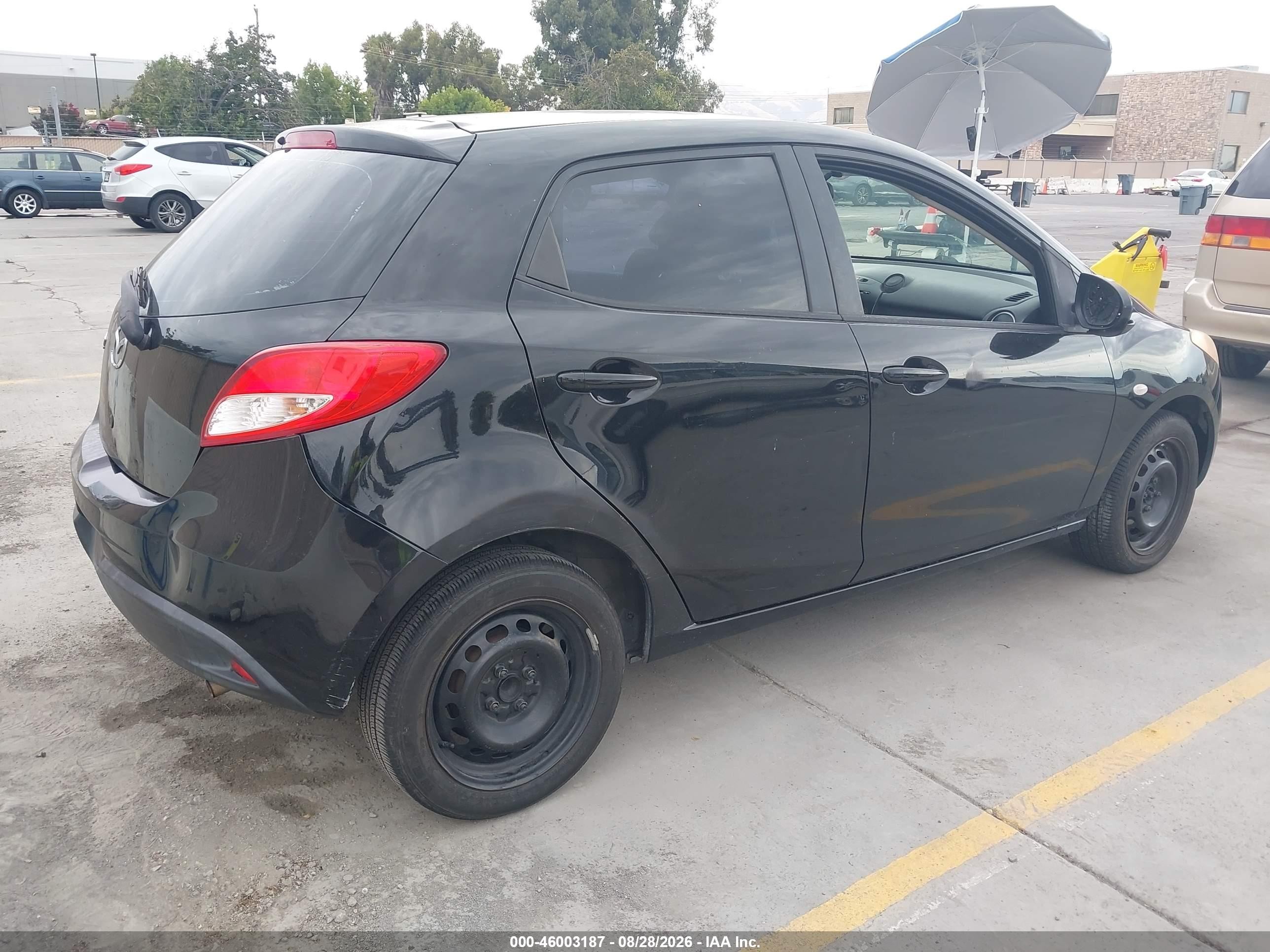 2012 Mazda Mazda2 Sport Black vin: JM1DE1KY0C0136550