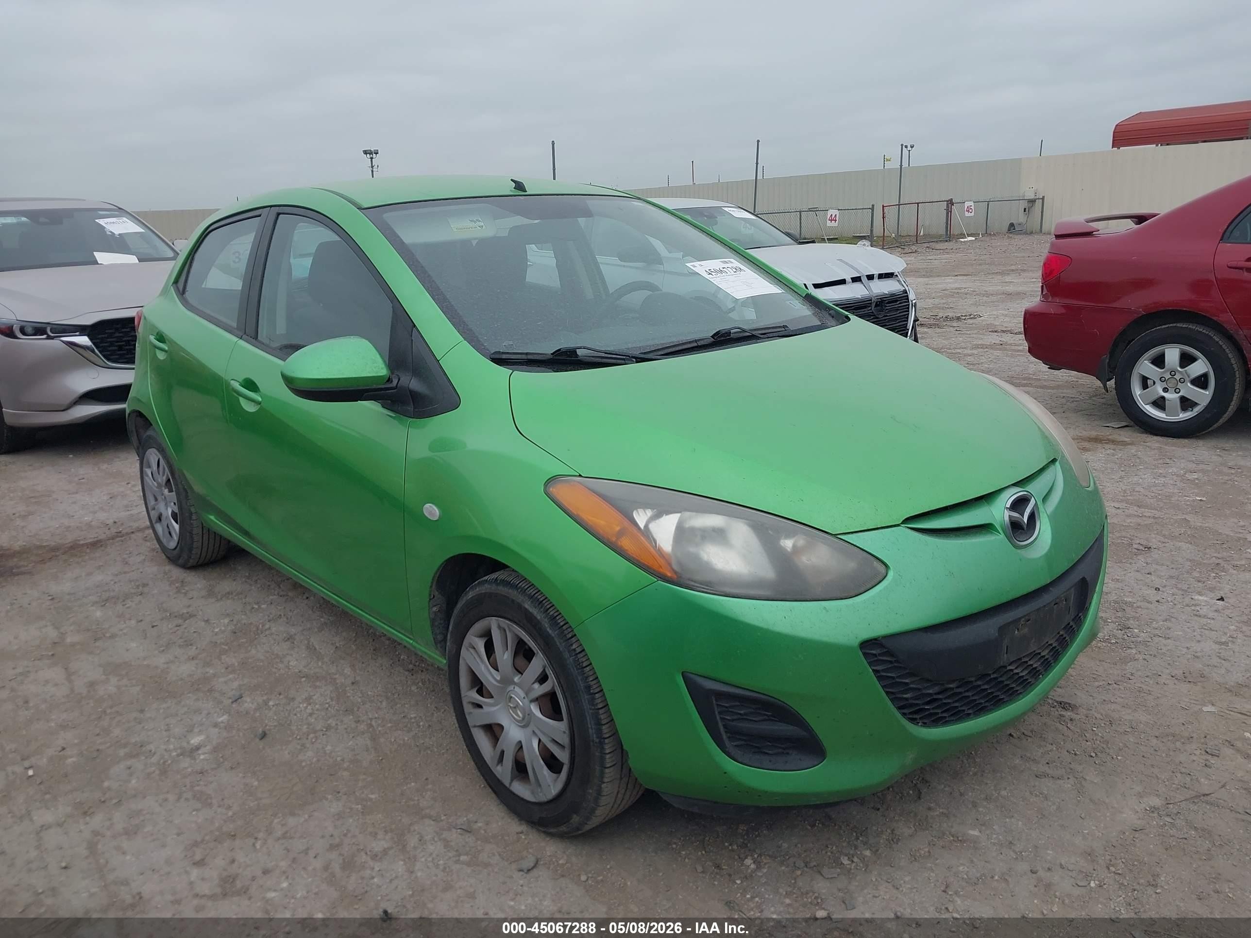 2013 Mazda Mazda2 Sport Green vin: JM1DE1KY0D0154418
