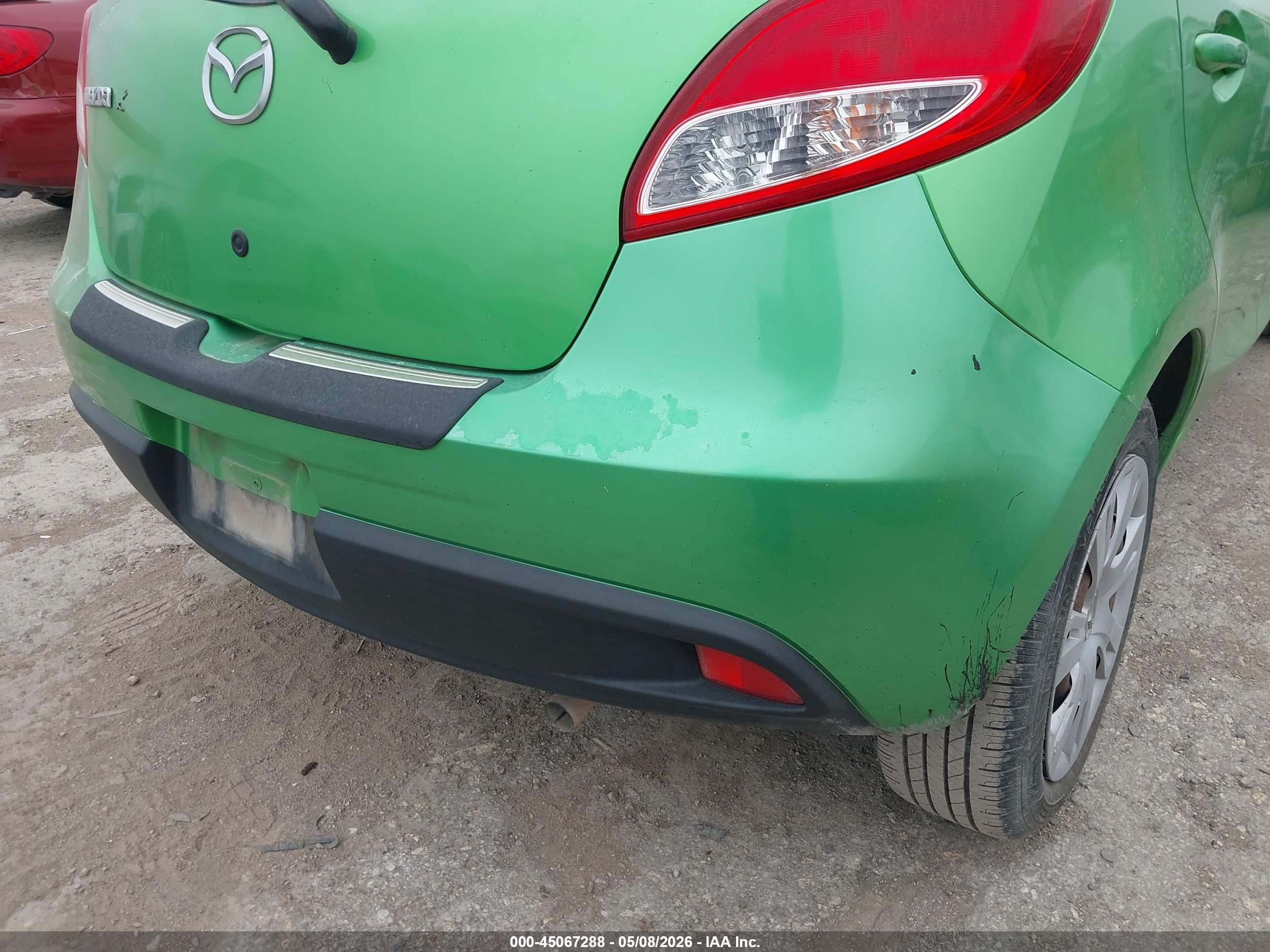 2013 Mazda Mazda2 Sport Green vin: JM1DE1KY0D0154418