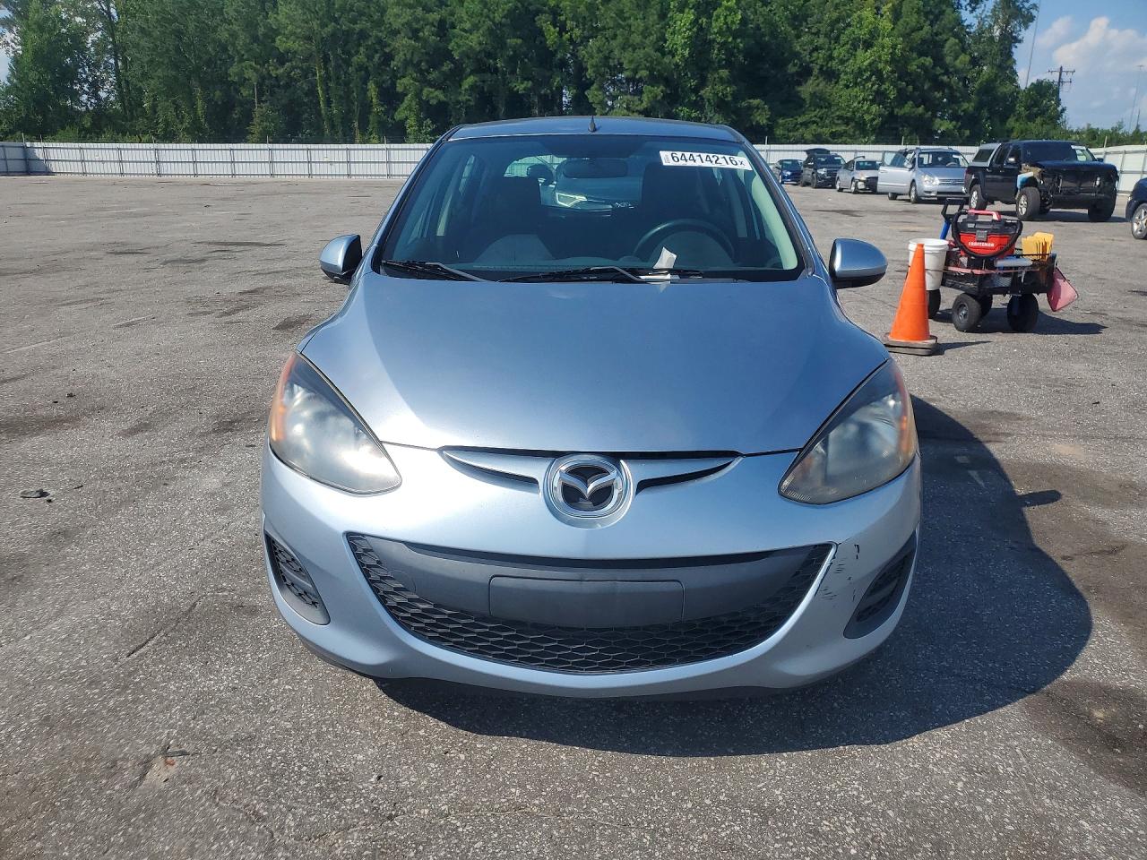 2013 Mazda Mazda2 Blue vin: JM1DE1KY0D0155780