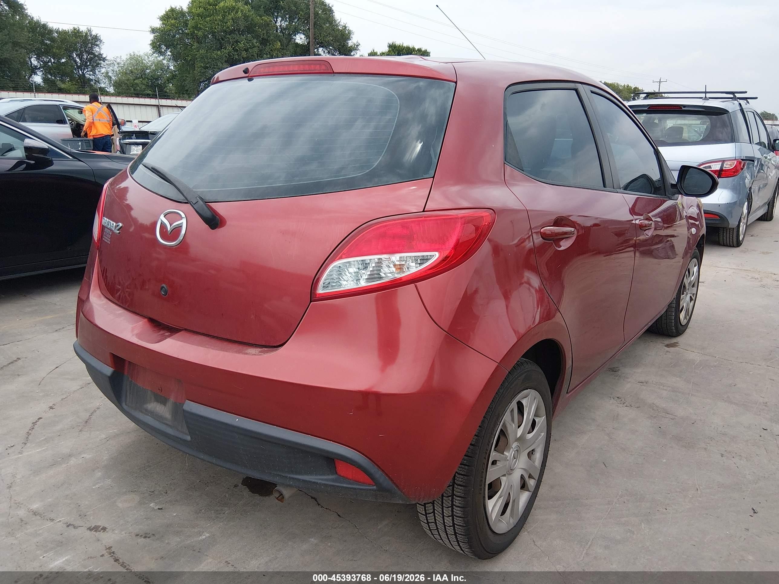 2014 Mazda Mazda2 Sport Burgundy vin: JM1DE1KY0E0171446