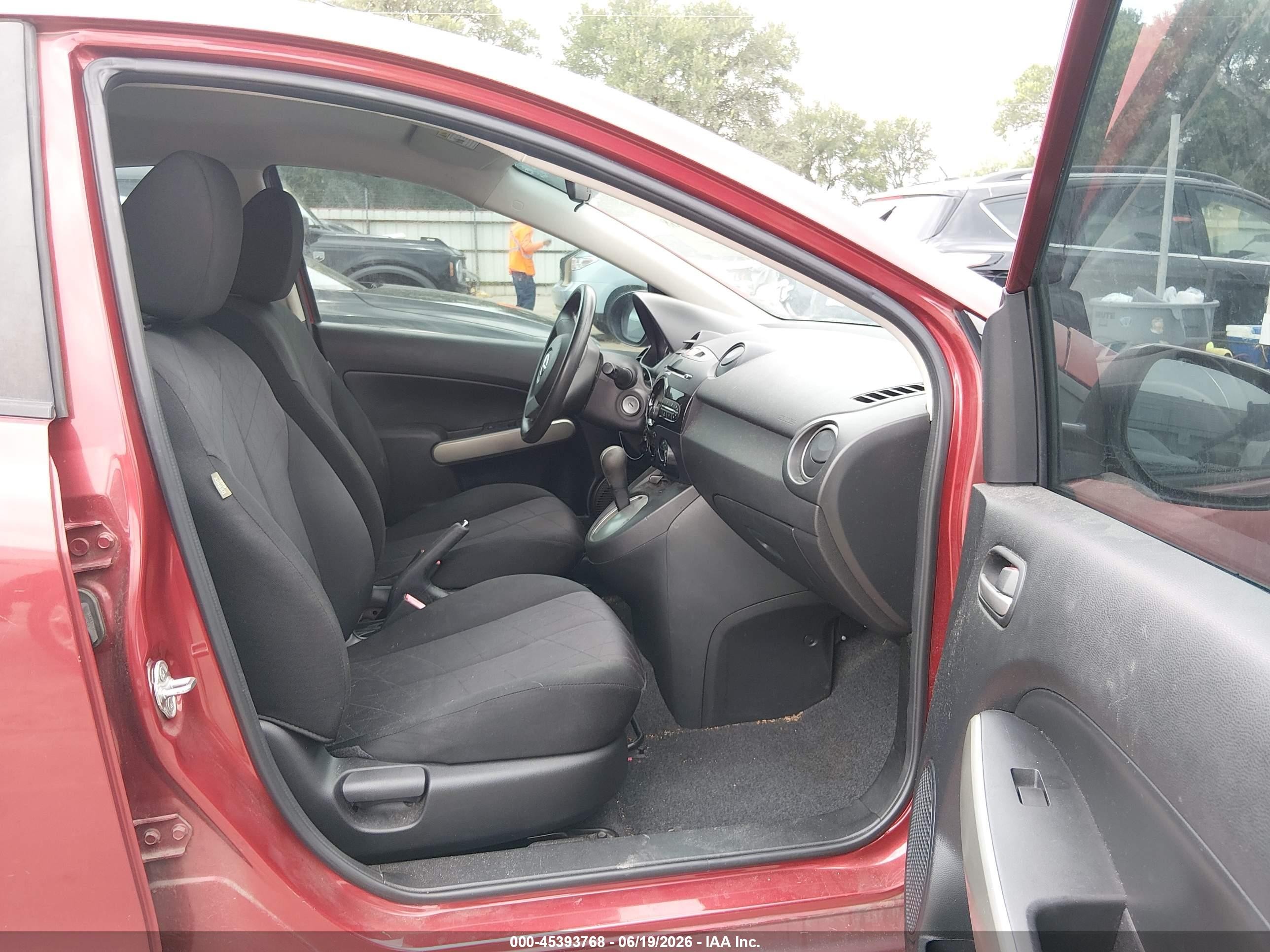 2014 Mazda Mazda2 Sport Burgundy vin: JM1DE1KY0E0171446