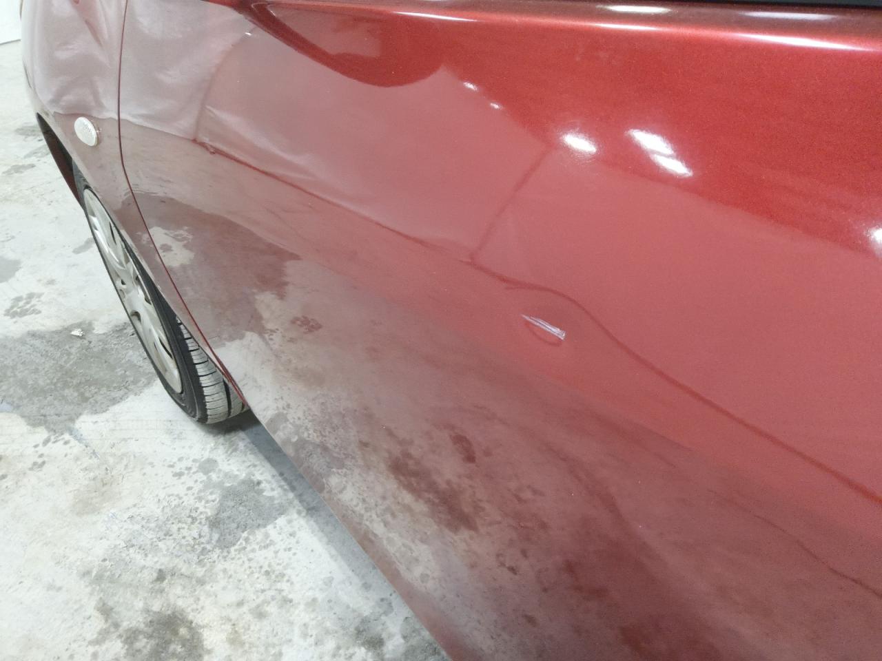 2014 Mazda Mazda2 Sport Burgundy vin: JM1DE1KY0E0174167 Damage: Left Front Door, Multiple Dents/Paint Damage, 3
