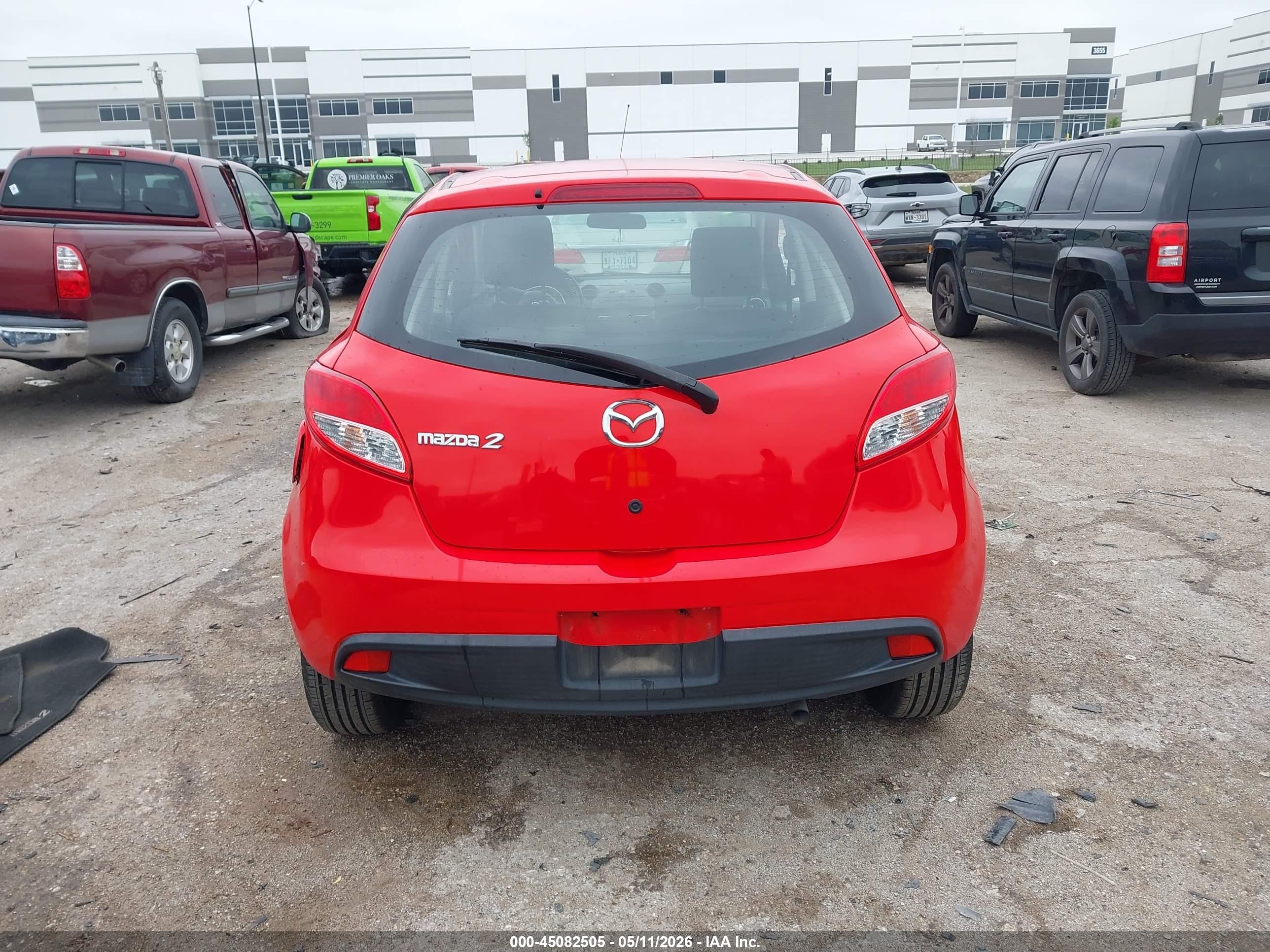 2014 Mazda Mazda2 Sport Красный vin: JM1DE1KY0E0174461