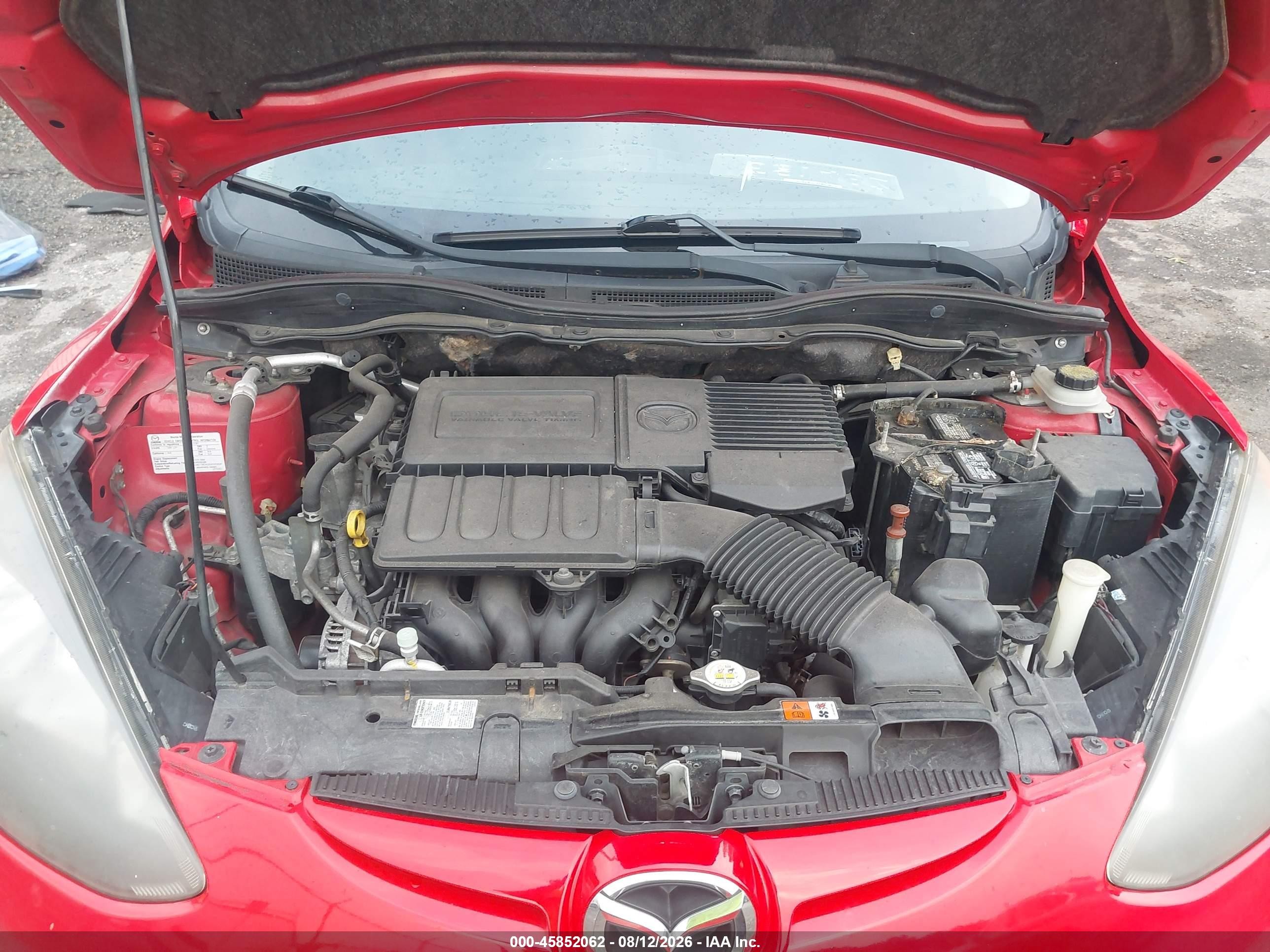 2014 Mazda Mazda2 Sport Красный vin: JM1DE1KY0E0183547