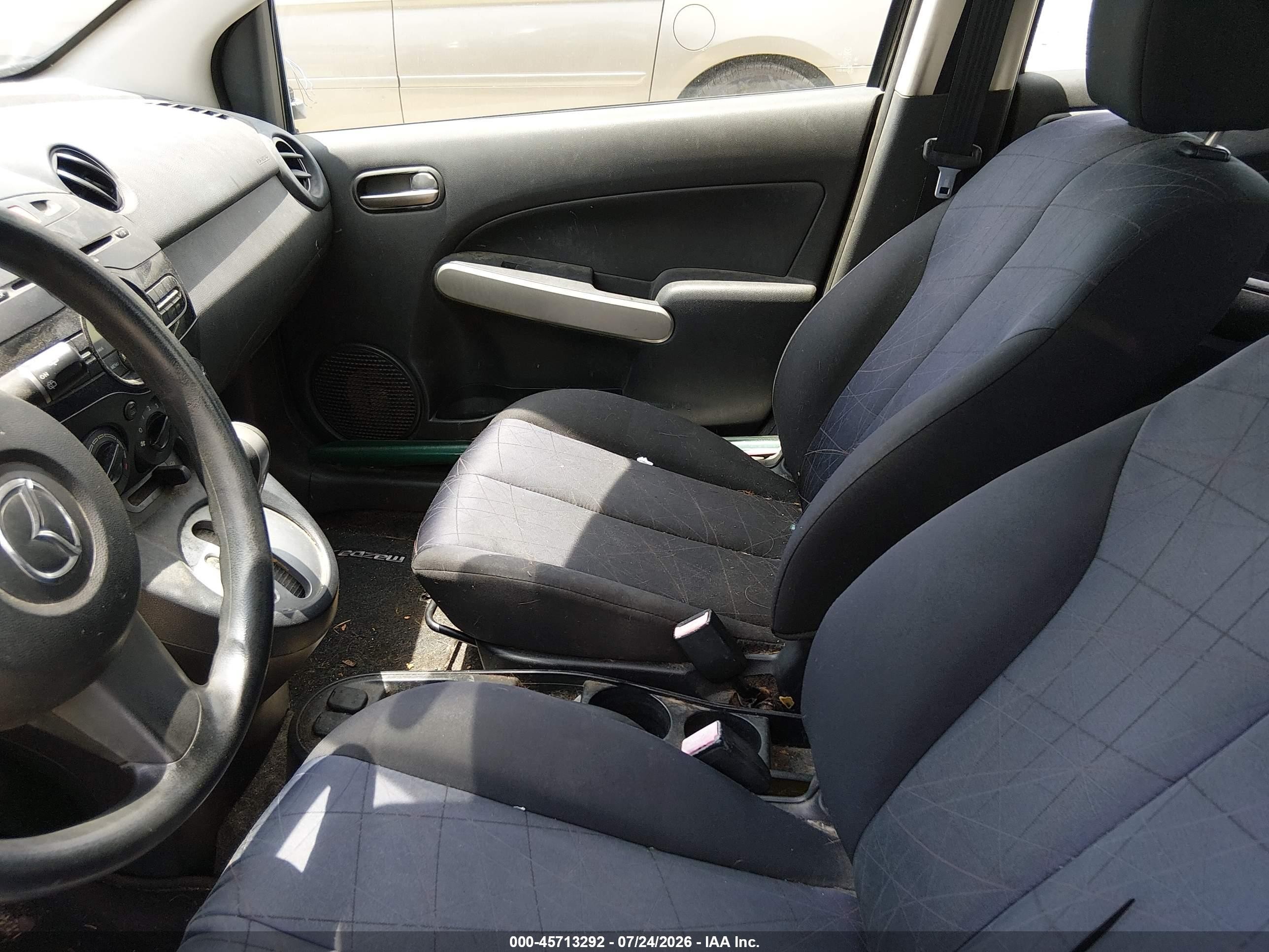 2012 Mazda Mazda2 Sport Black vin: JM1DE1KY1C0134323
