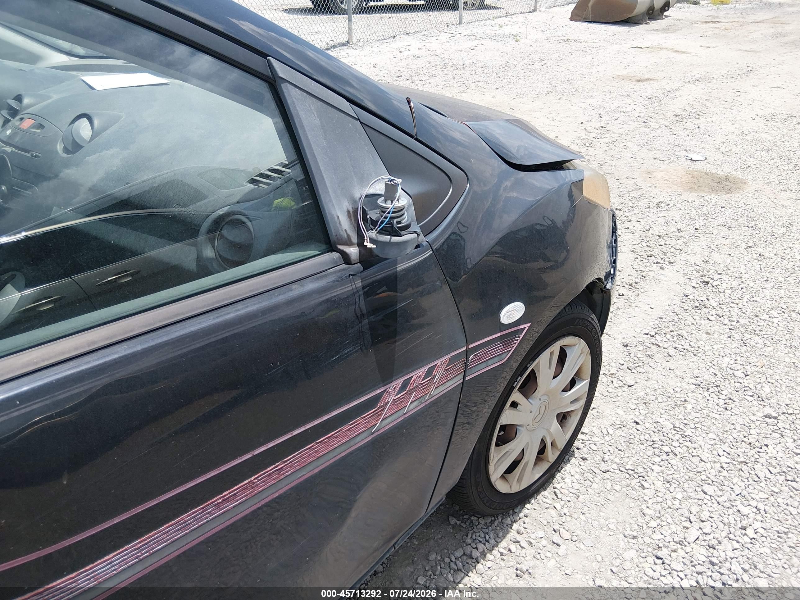 2012 Mazda Mazda2 Sport Black vin: JM1DE1KY1C0134323