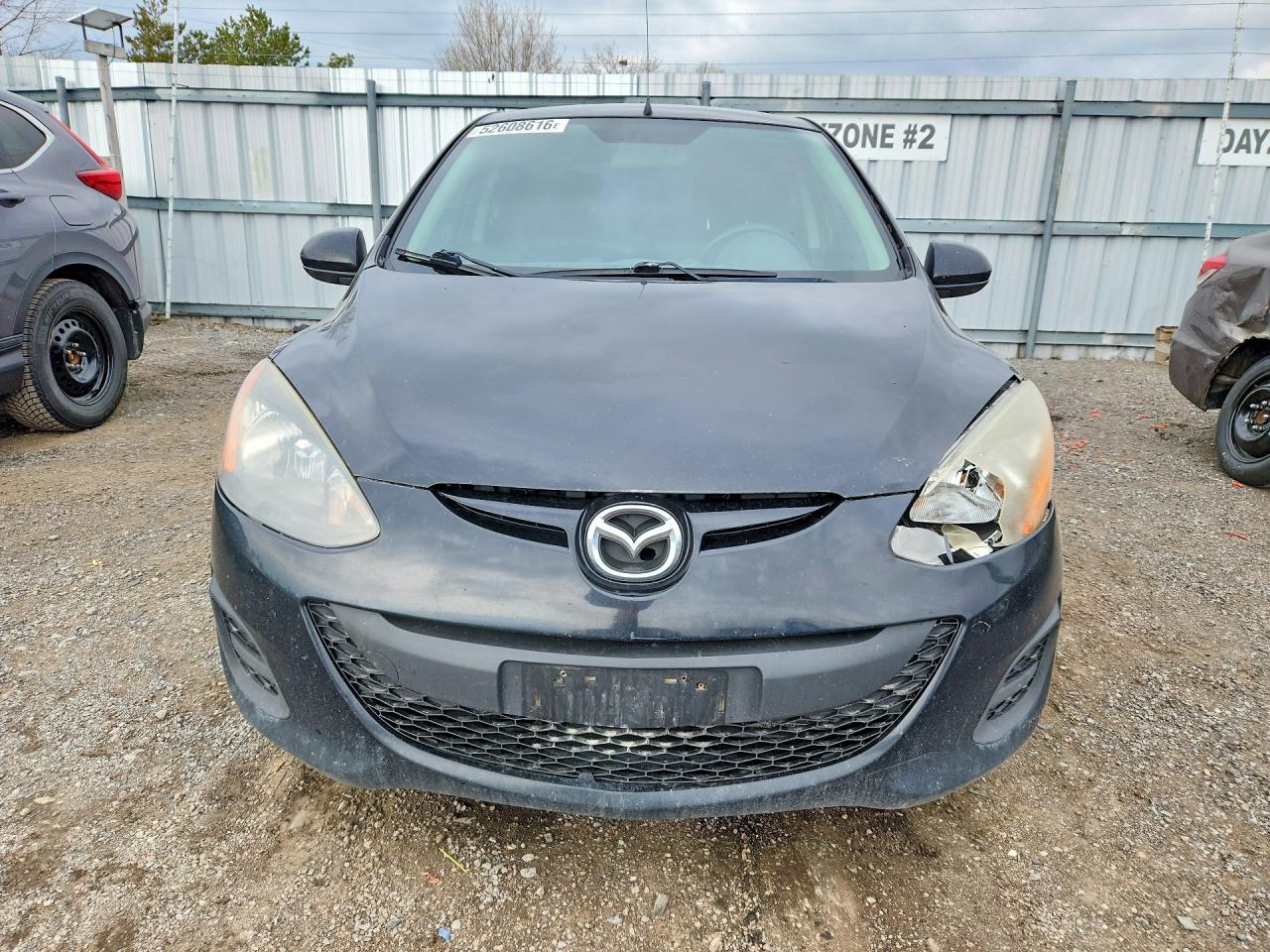 2012 Mazda Mazda 2 Black vin: JM1DE1KY1C0144821