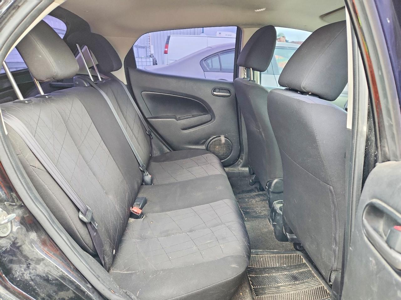 2012 Mazda Mazda 2 Black vin: JM1DE1KY1C0144821