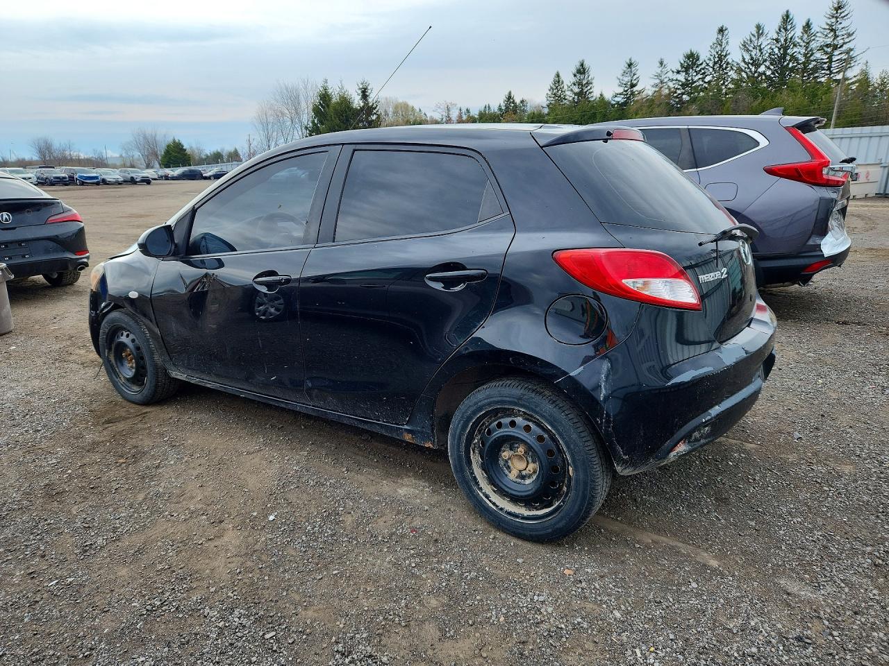 2012 Mazda Mazda 2 Black vin: JM1DE1KY1C0144821