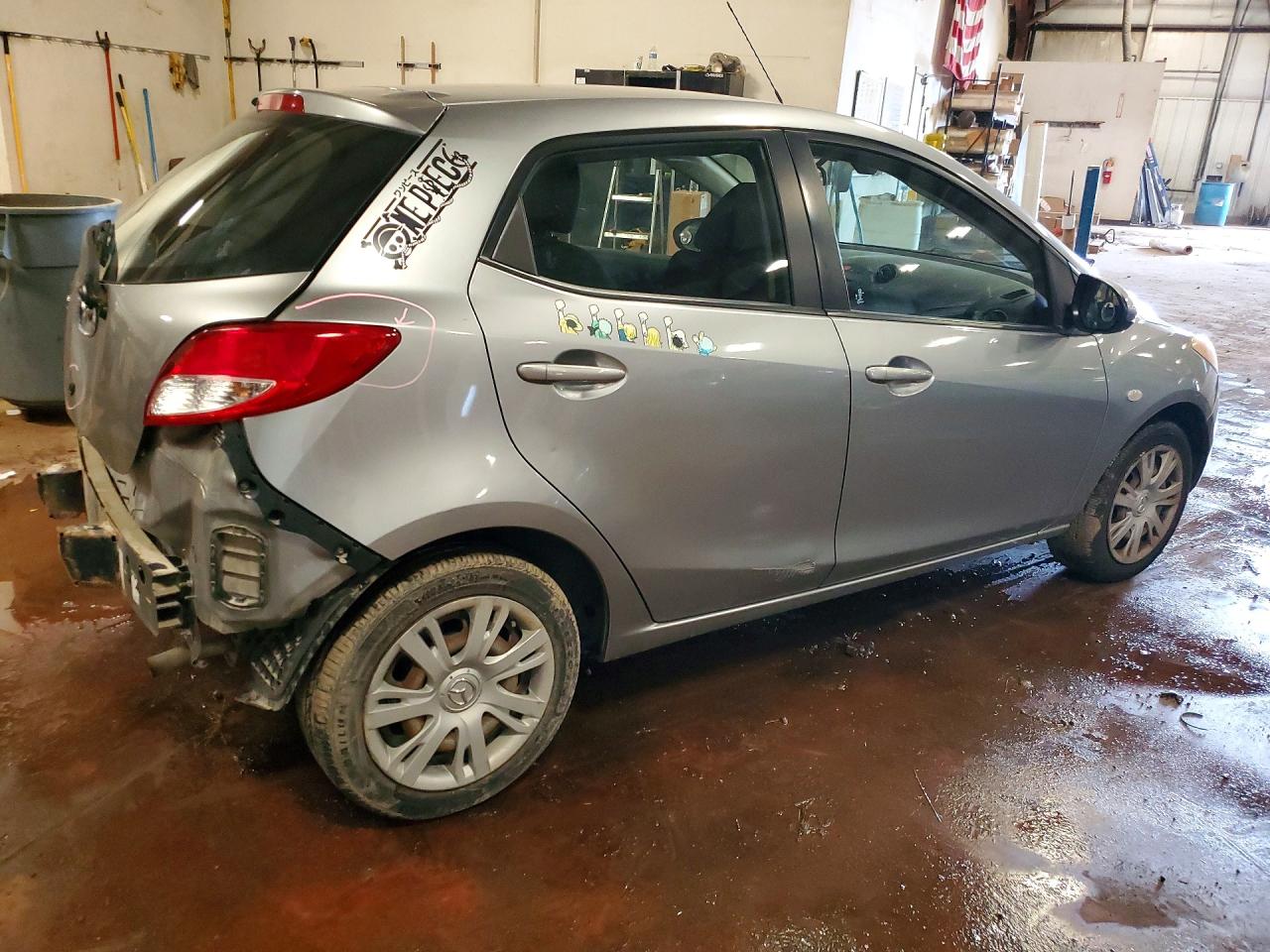 2013 Mazda Mazda2 Gray vin: JM1DE1KY1D0157134