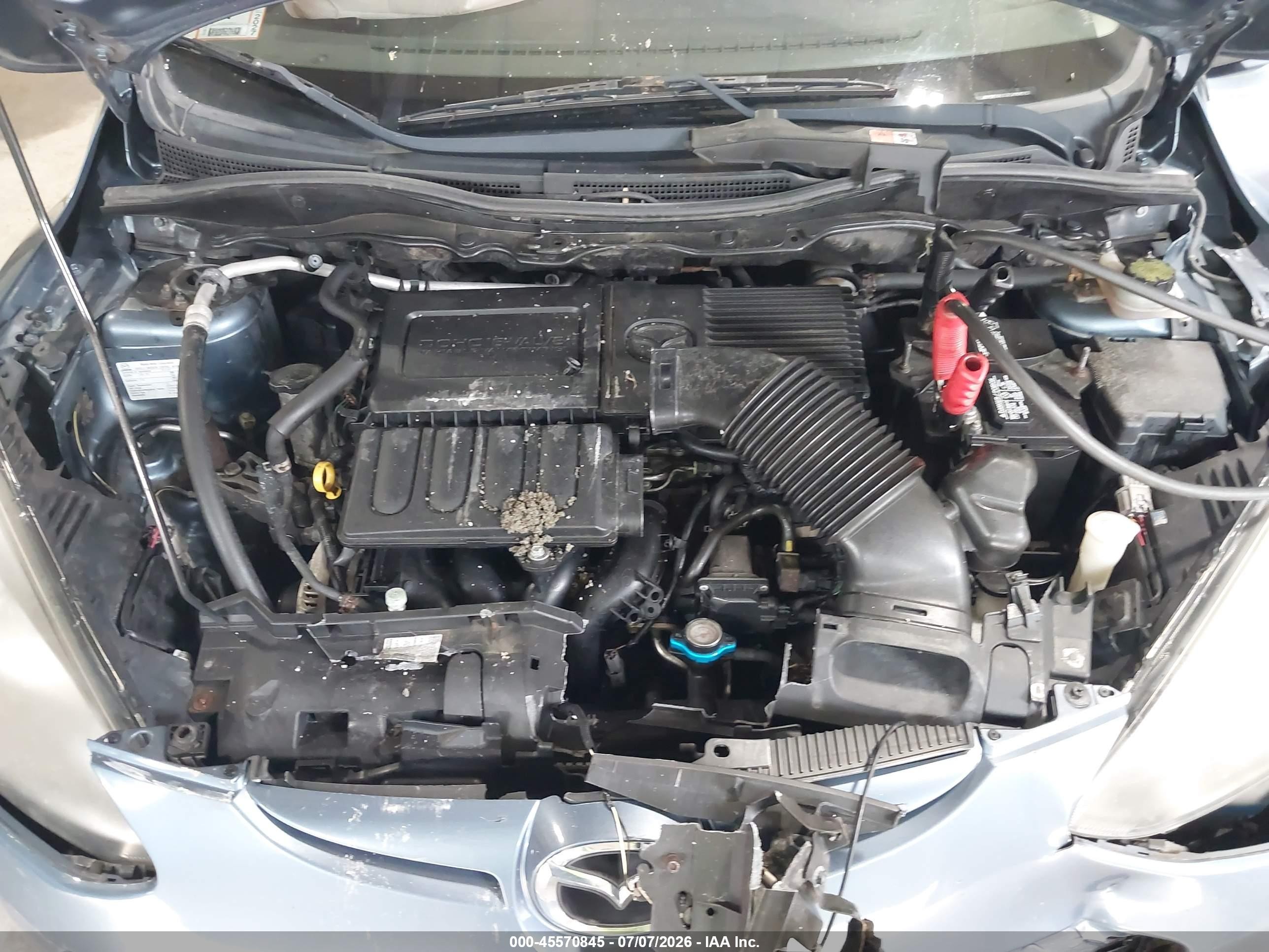 2014 Mazda Mazda2 Sport Blue vin: JM1DE1KY1E0184237