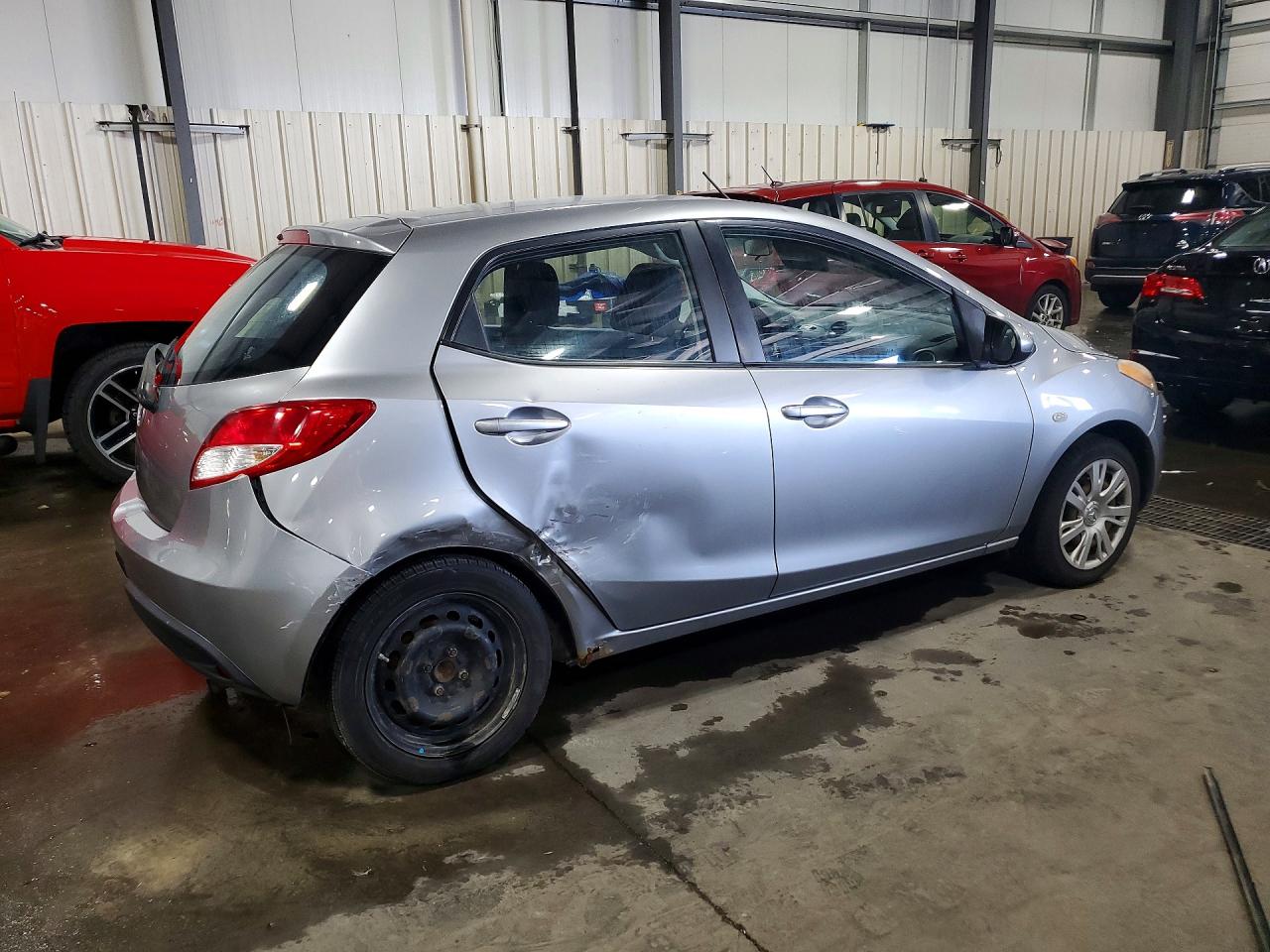 2014 Mazda Mazda2 Sport Gray vin: JM1DE1KY1E0184609