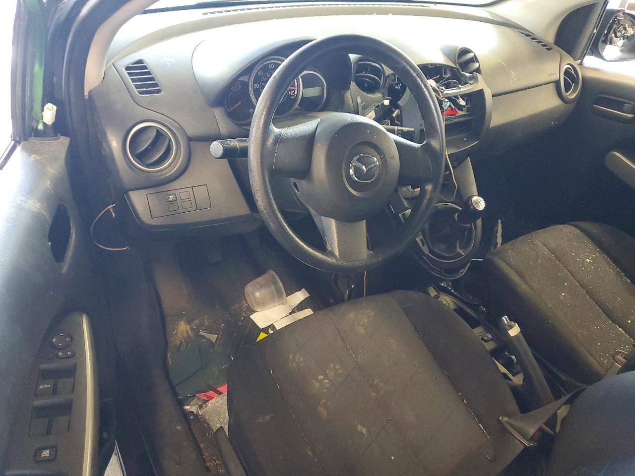 2012 Mazda Mazda2 Black vin: JM1DE1KY2C0133441