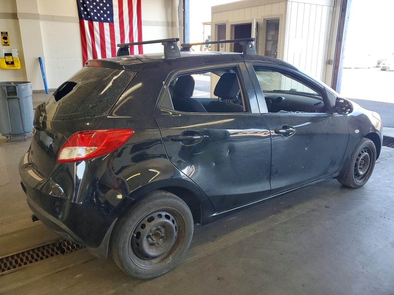 2012 Mazda Mazda2 Black vin: JM1DE1KY2C0133441