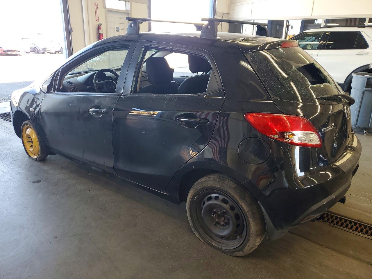 2012 Mazda Mazda2 Black vin: JM1DE1KY2C0133441
