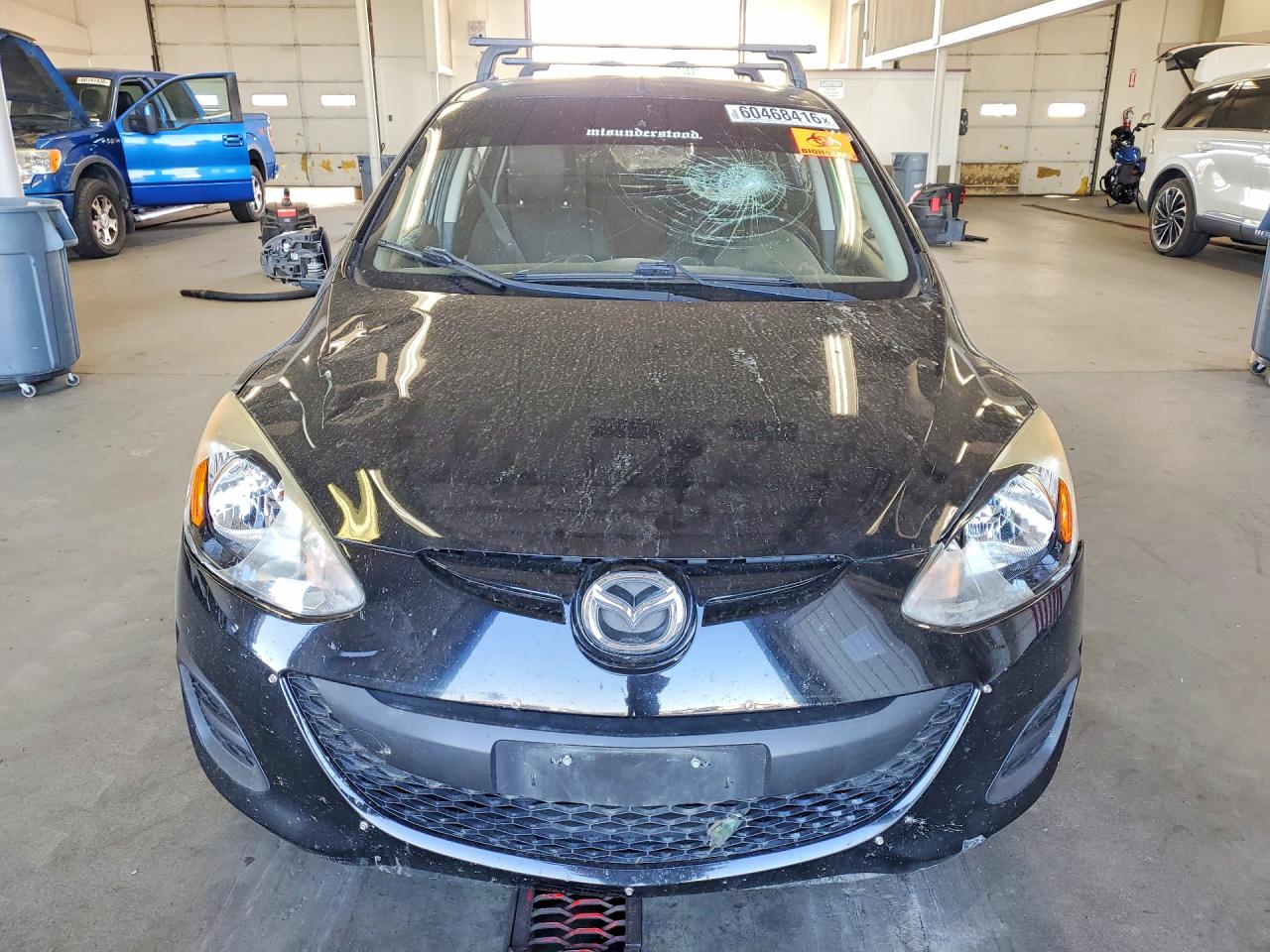 2012 Mazda Mazda2 Black vin: JM1DE1KY2C0133441