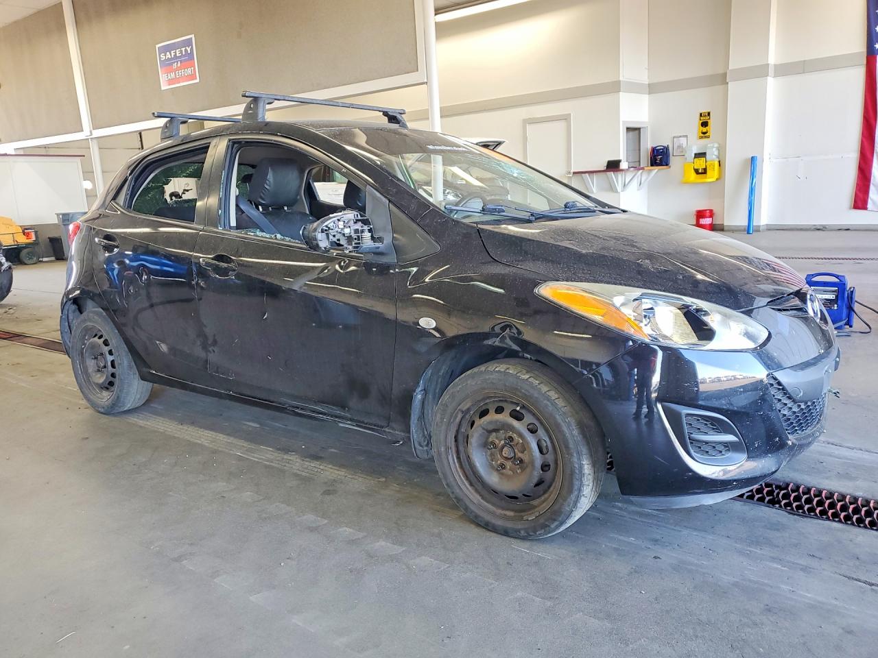 2012 Mazda Mazda2 Black vin: JM1DE1KY2C0133441