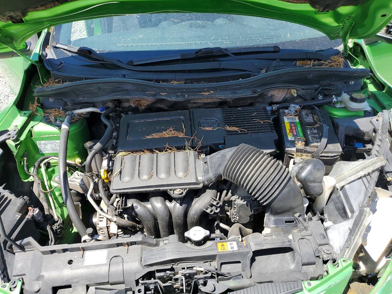 2012 Mazda Mazda2 Green vin: JM1DE1KY2C0151454