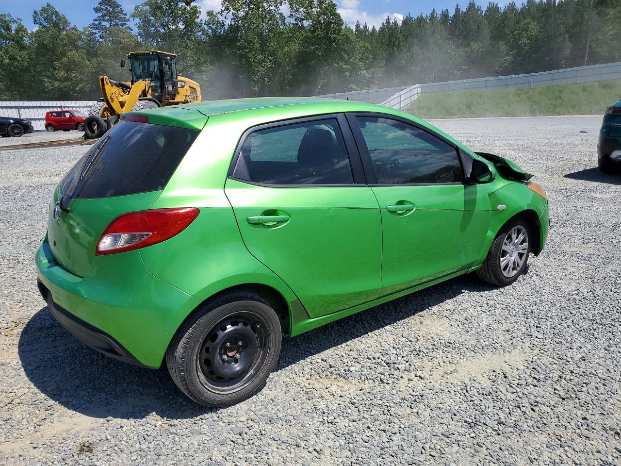 2012 Mazda Mazda2 Green vin: JM1DE1KY2C0151454