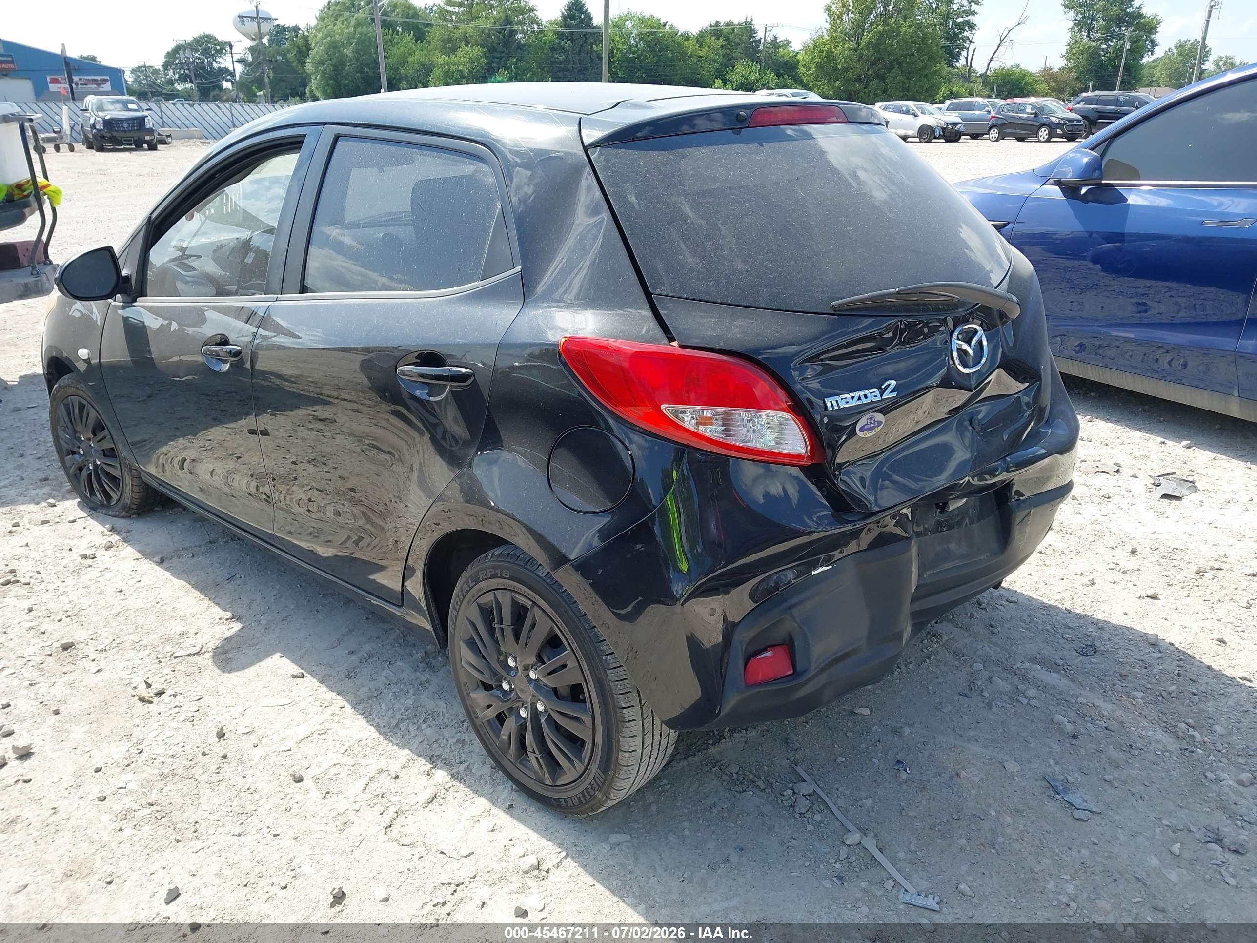 2013 Mazda Mazda2 Sport Black vin: JM1DE1KY2D0152976